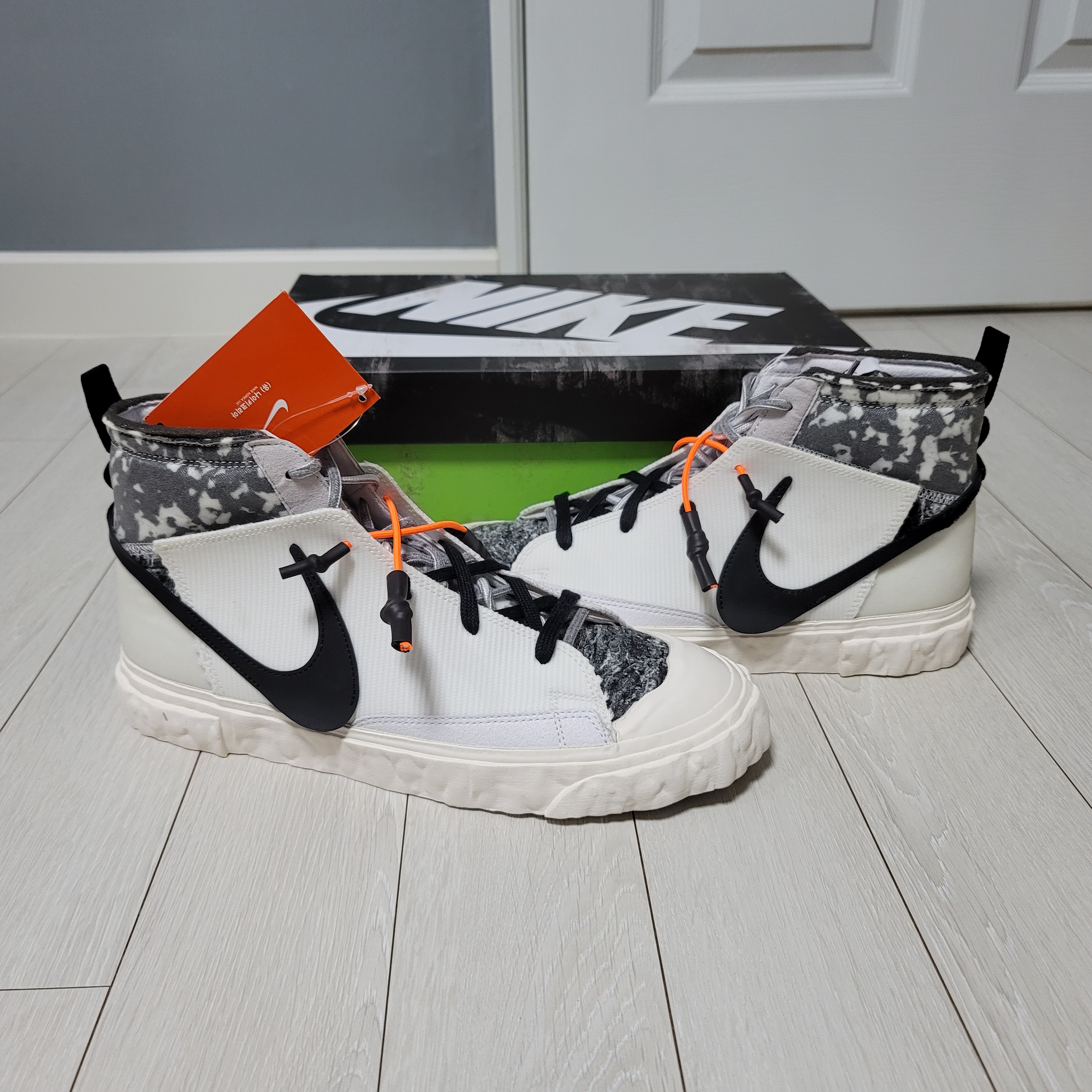 Nike x Readymade Blazer Mid White 착용 스타일