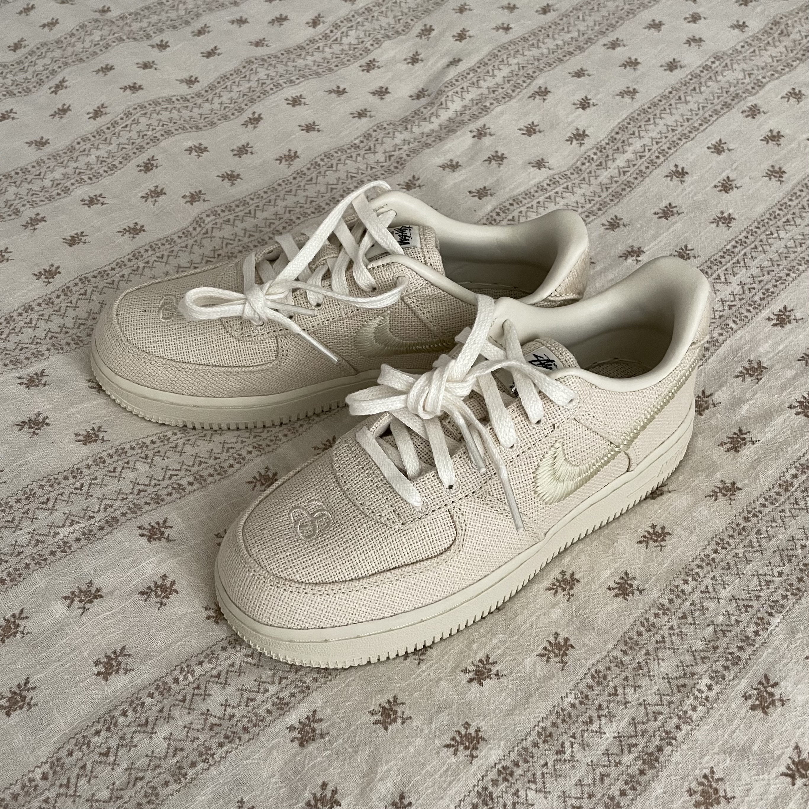 (PS) Nike x Stussy Force 1 Low Fossil 착용 스타일 - 2