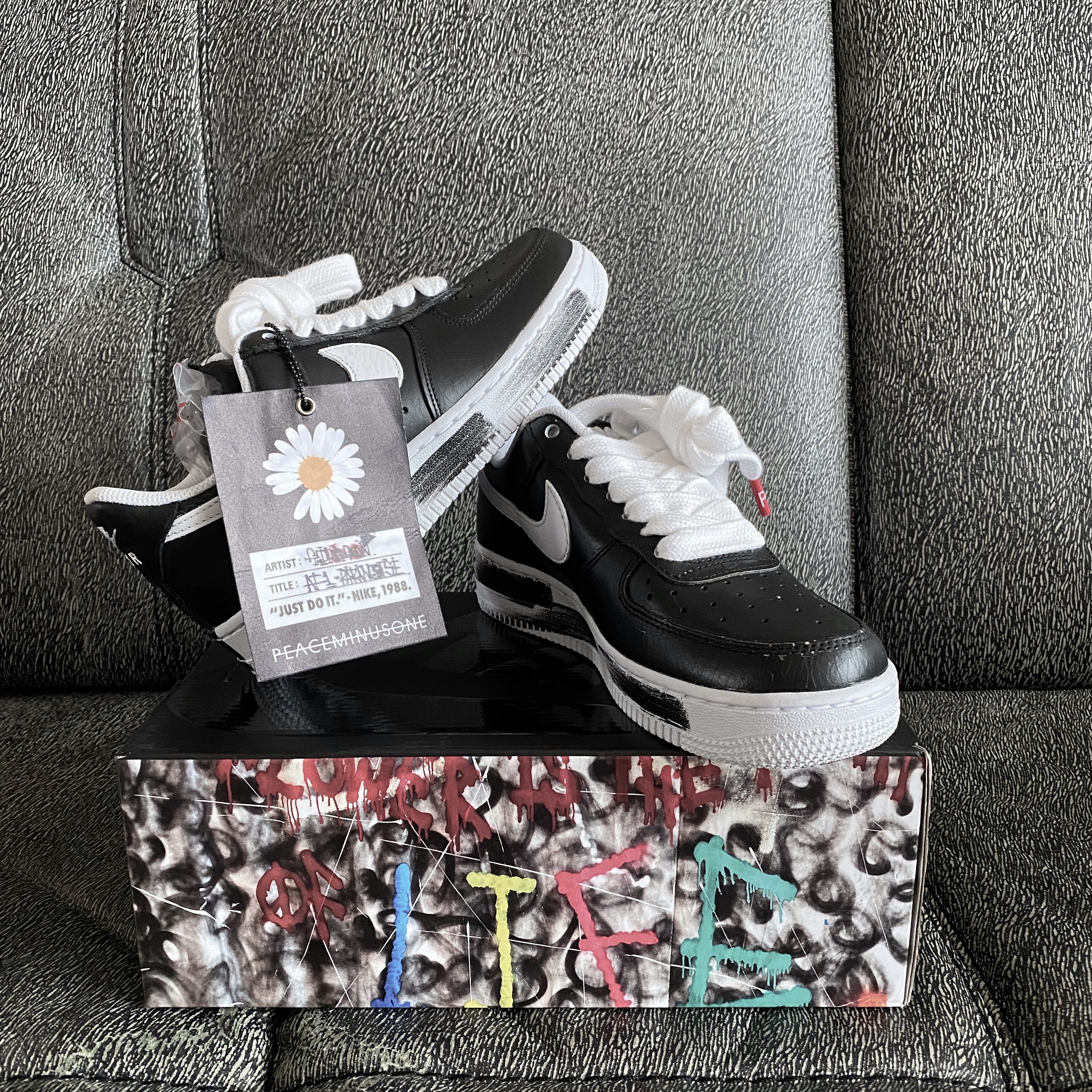 Nike x Peaceminusone Air Force 1 Low Para-Noise 착용 스타일