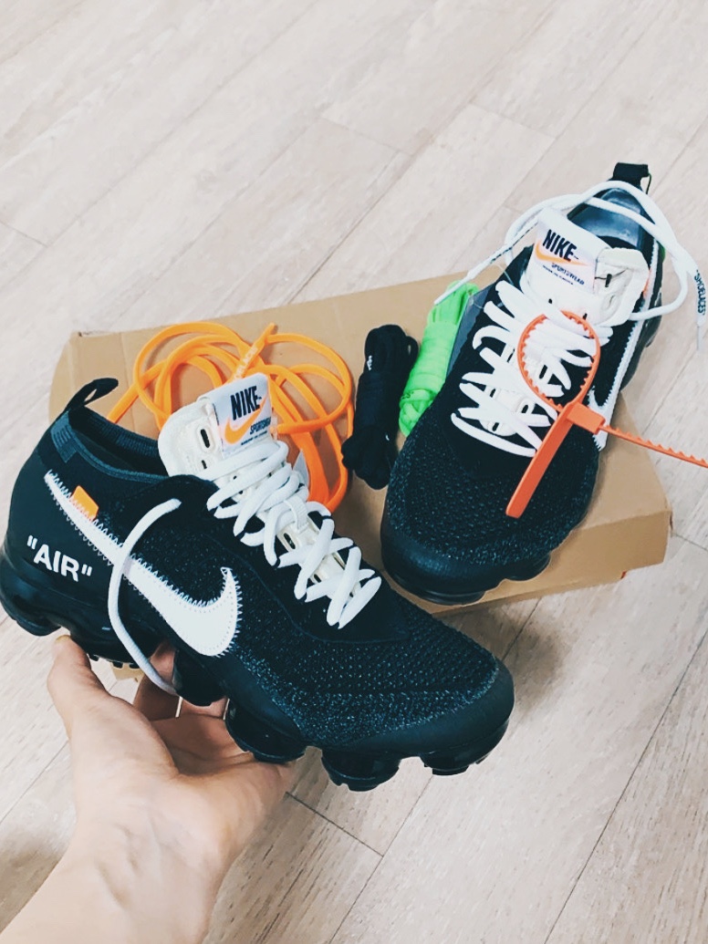Nike x Off-White Air VaporMax OG Black The Ten 착용 스타일
