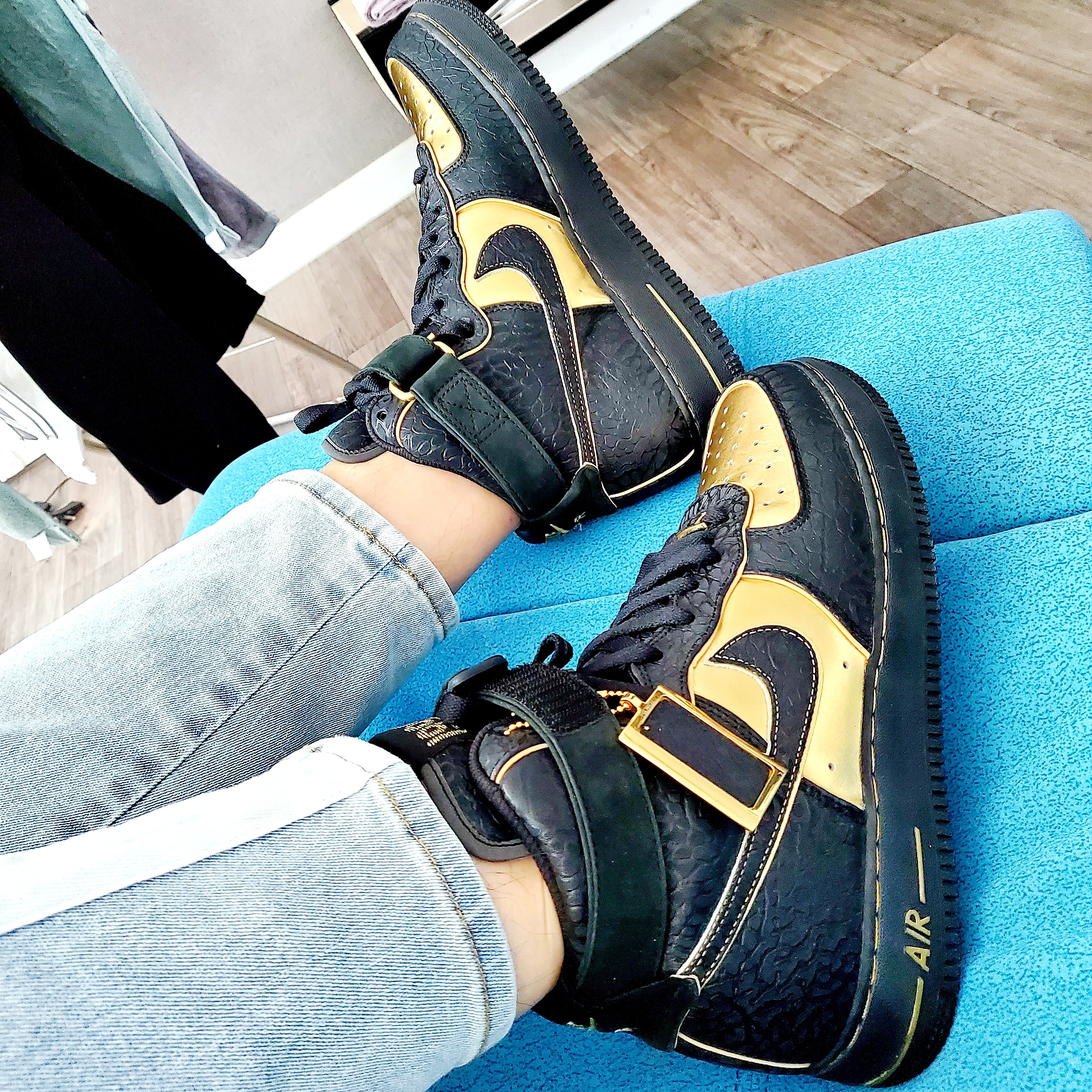 Nike Air Force 1 High Supreme Nitro Microphone Underground 착용 스타일