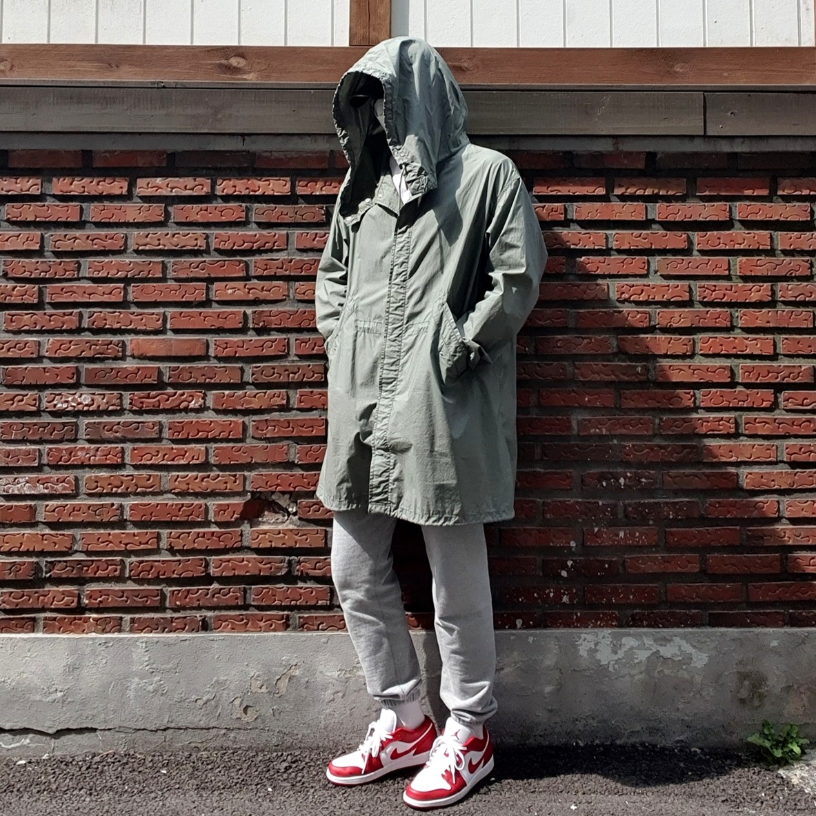 Jordan 1 Low Gym Red White 착용 스타일