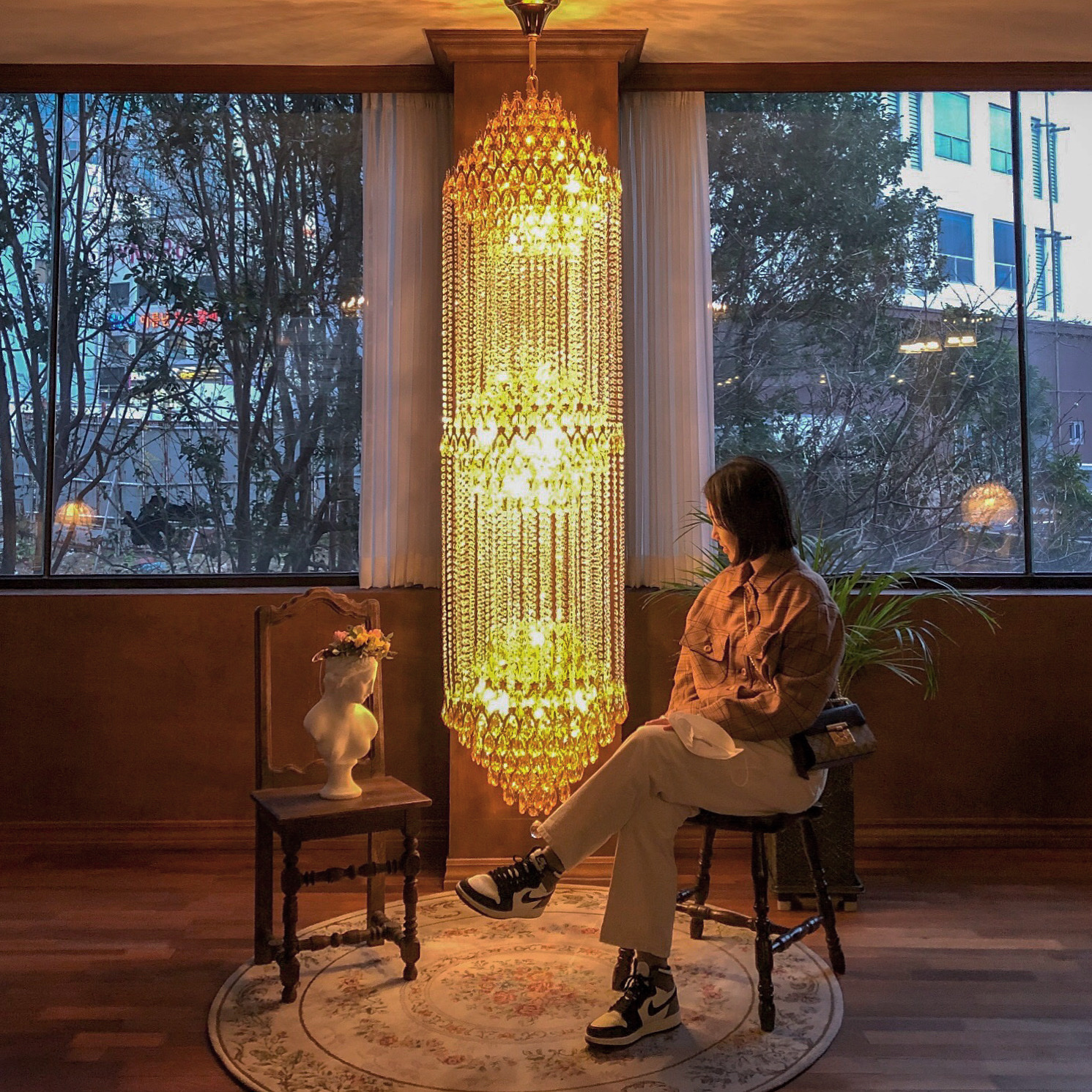 Jordan 1 Retro High OG Black Mocha, (GS) Jordan 1 Retro High OG Black Mocha 착용 스타일