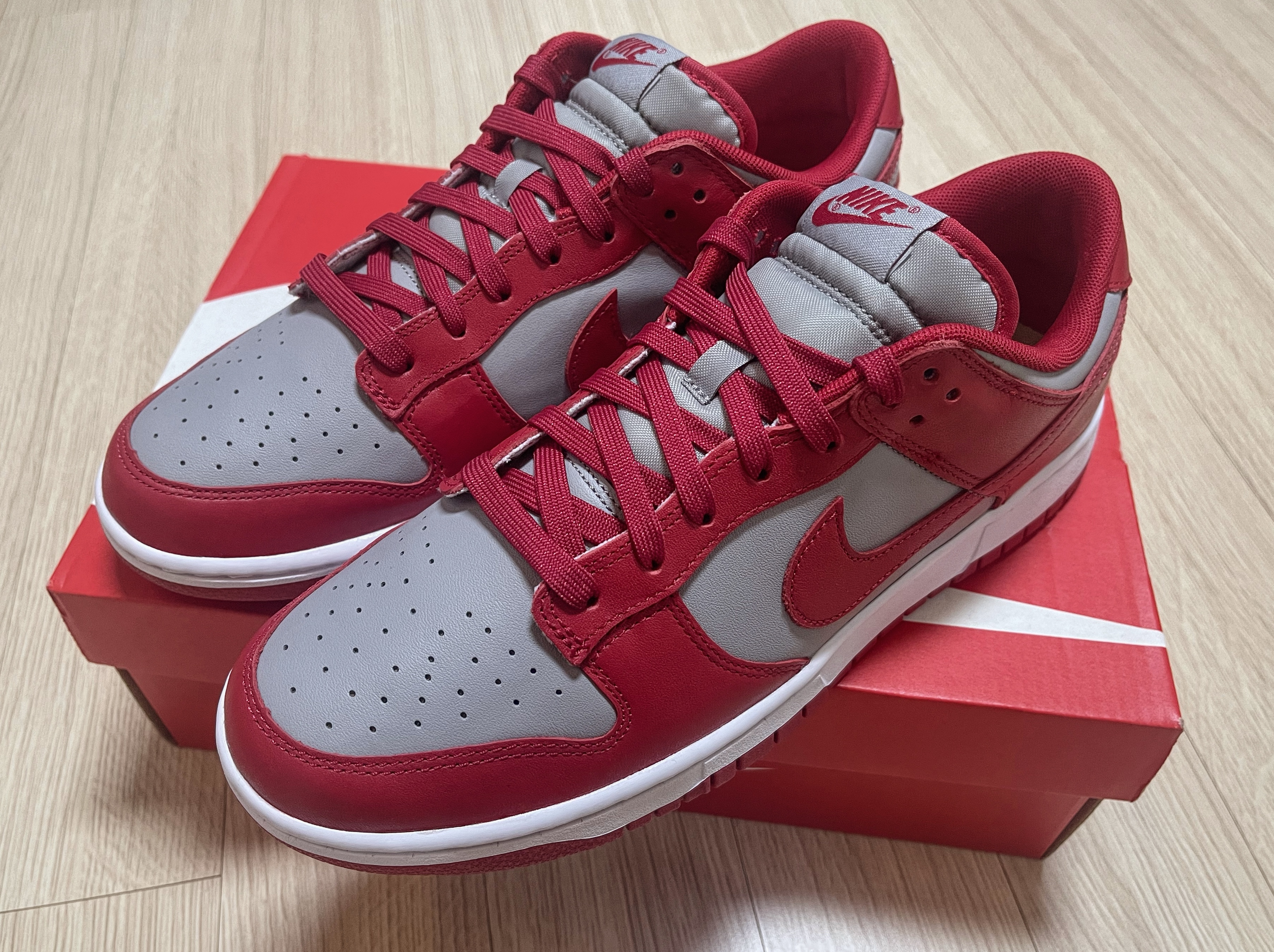Nike Dunk Low Retro Medium Grey 착용 스타일 - 1