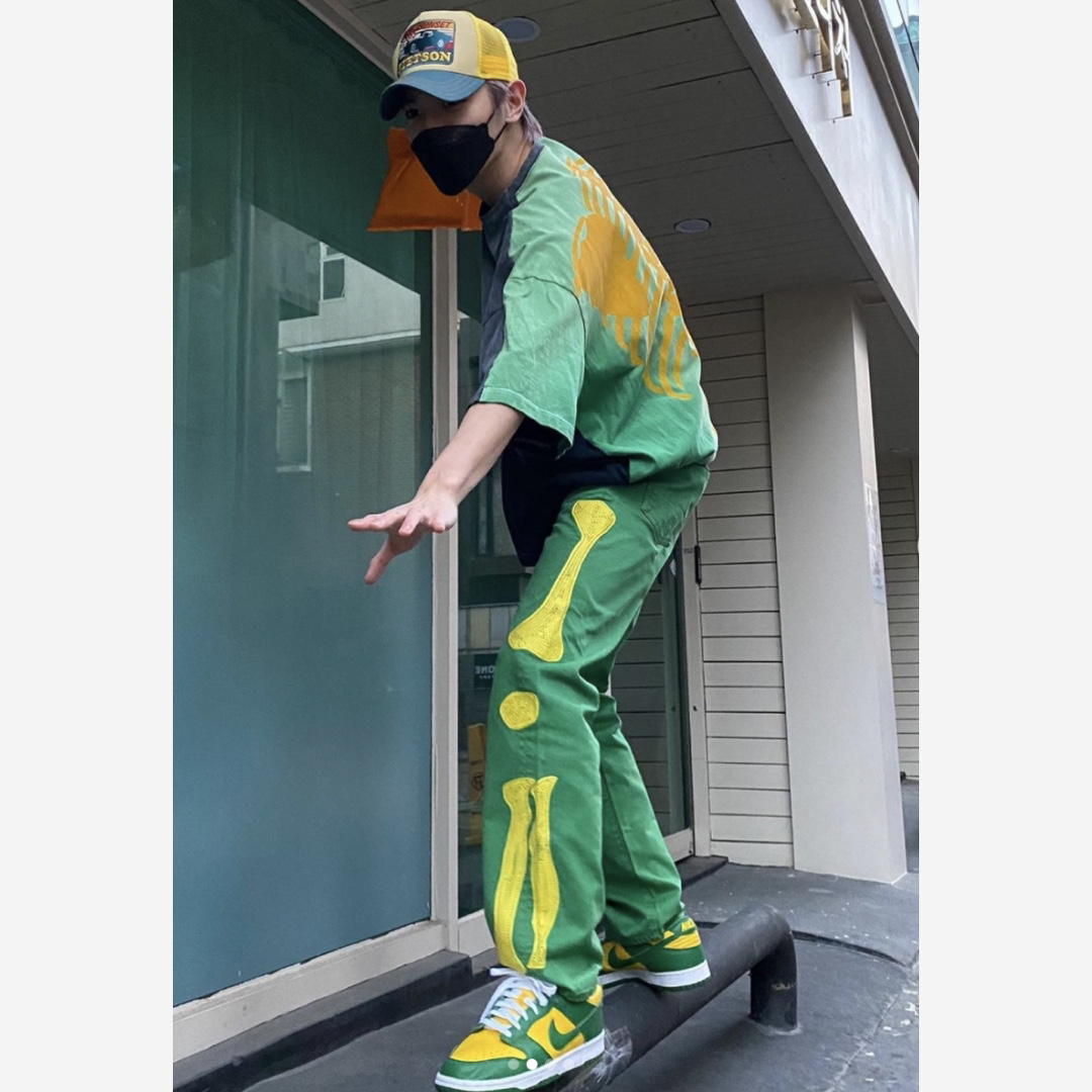 Nike Dunk Low SP Brazil 2020, (TD) Nike Dunk Low Brazil 2020 착용 스타일 - 2