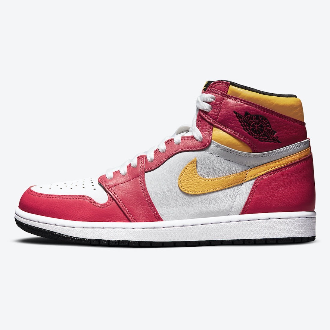 Jordan 1 Retro High OG Light Fusion Red 착용 스타일 - 3