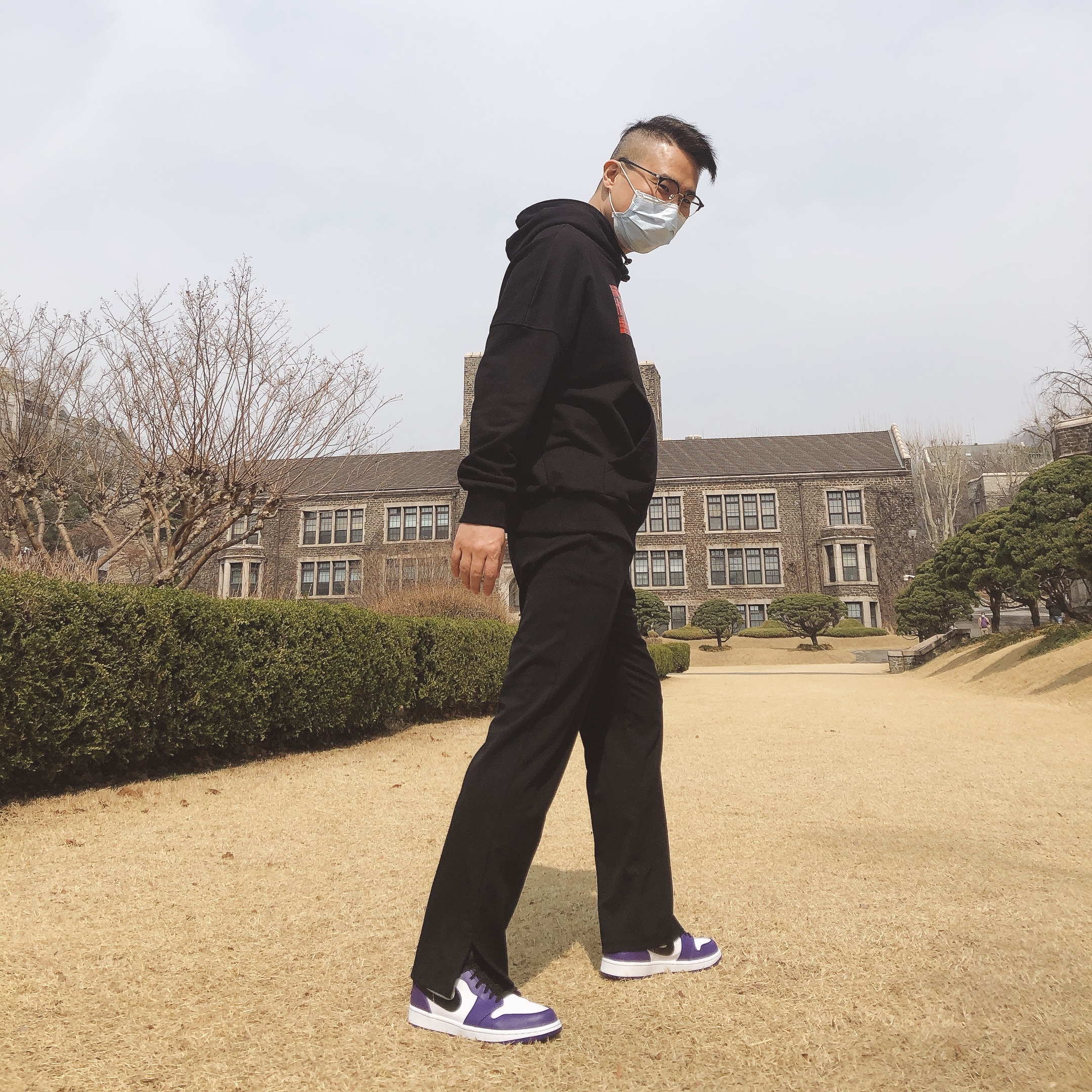 Jordan 1 Low Court Purple 2020 착용 스타일