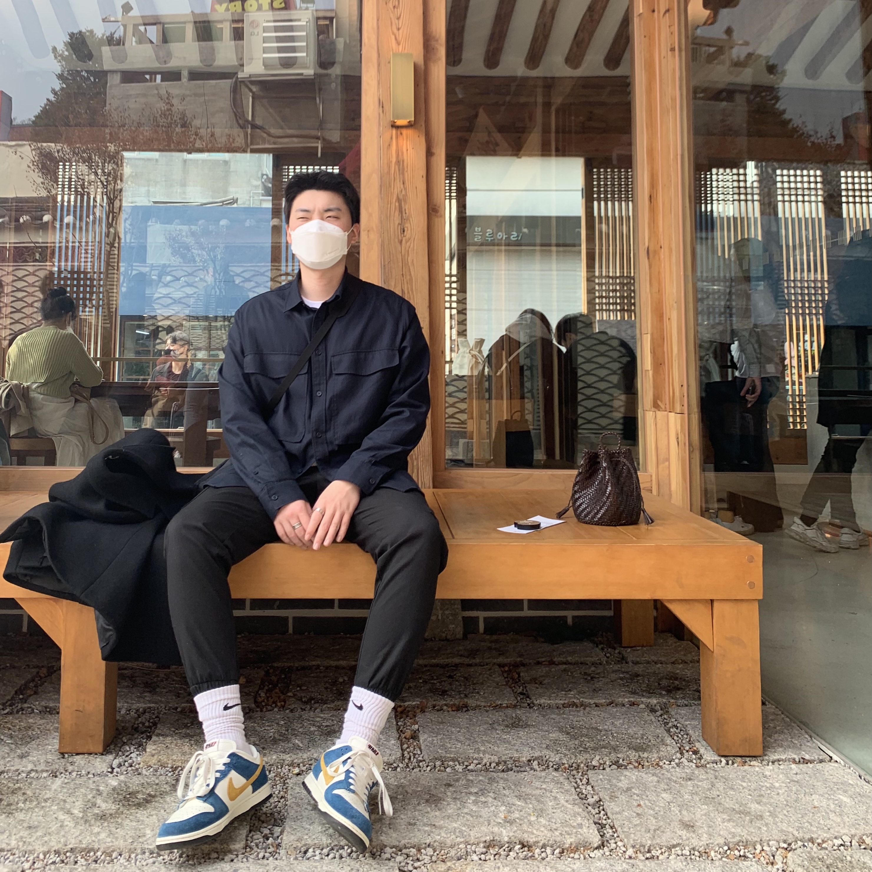 Nike x Kasina Dunk Low 80's Bus 착용 스타일
