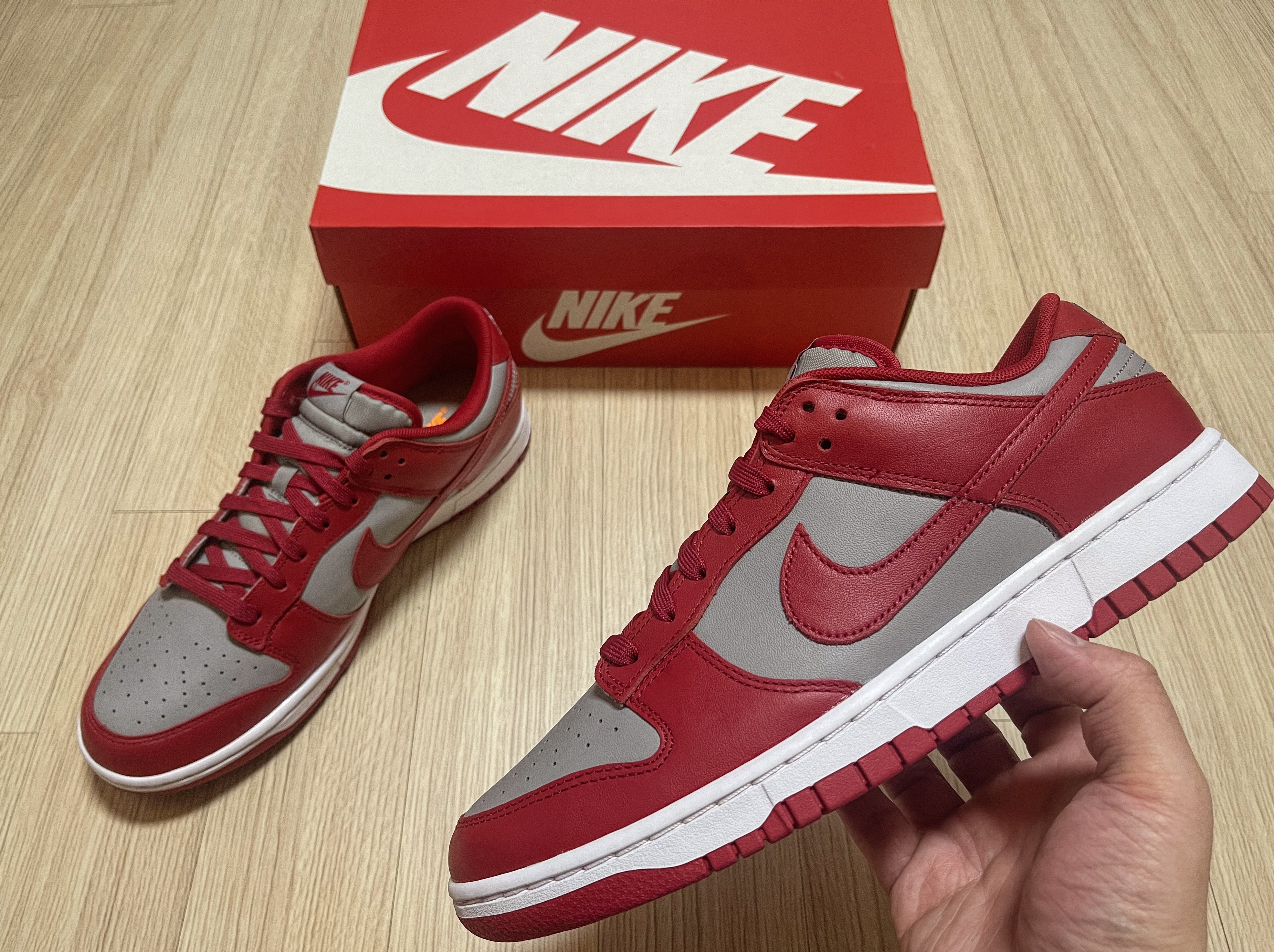 Nike Dunk Low Retro Medium Grey 착용 스타일 - 5