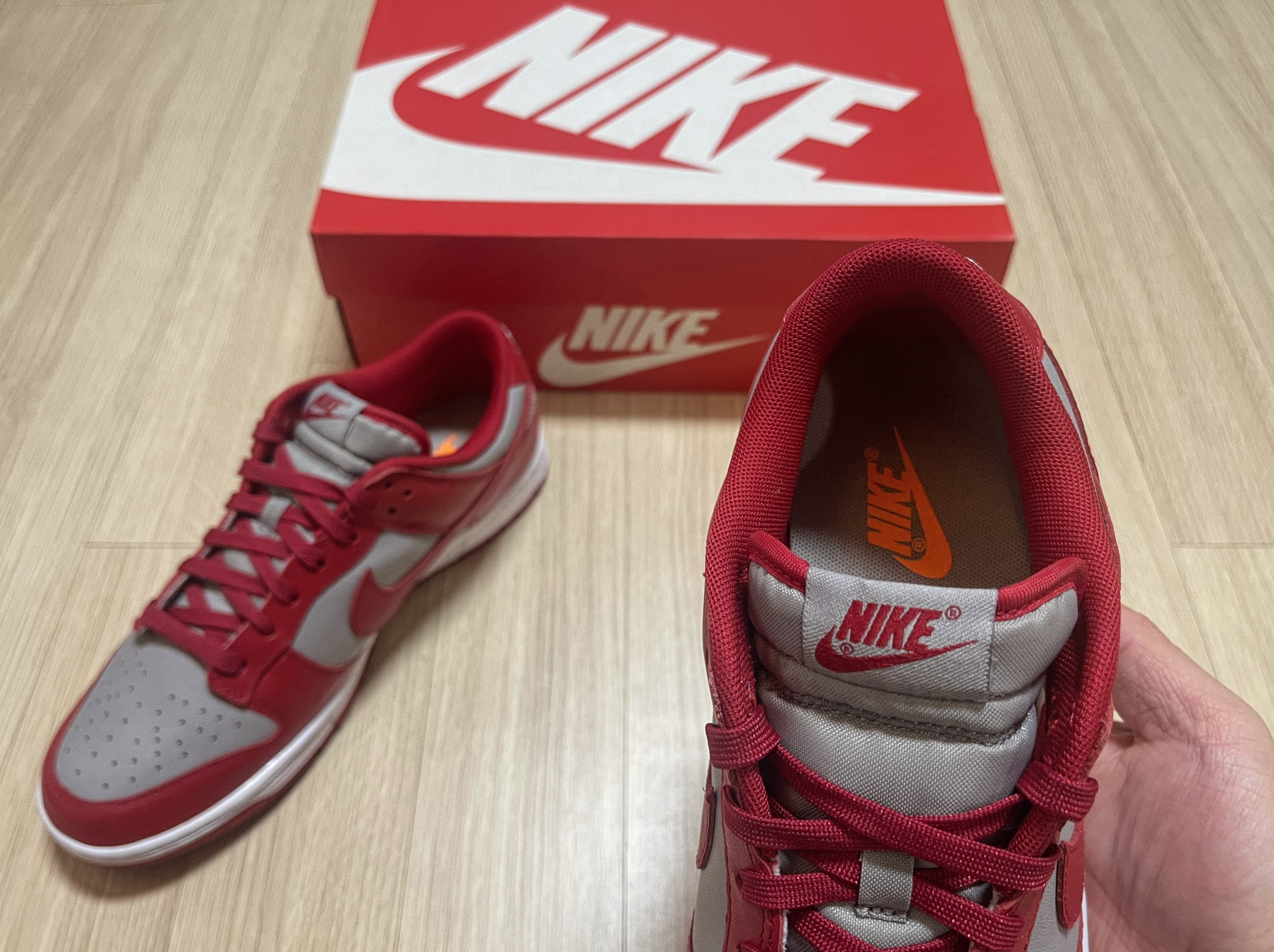 Nike Dunk Low Retro Medium Grey 착용 스타일 - 4