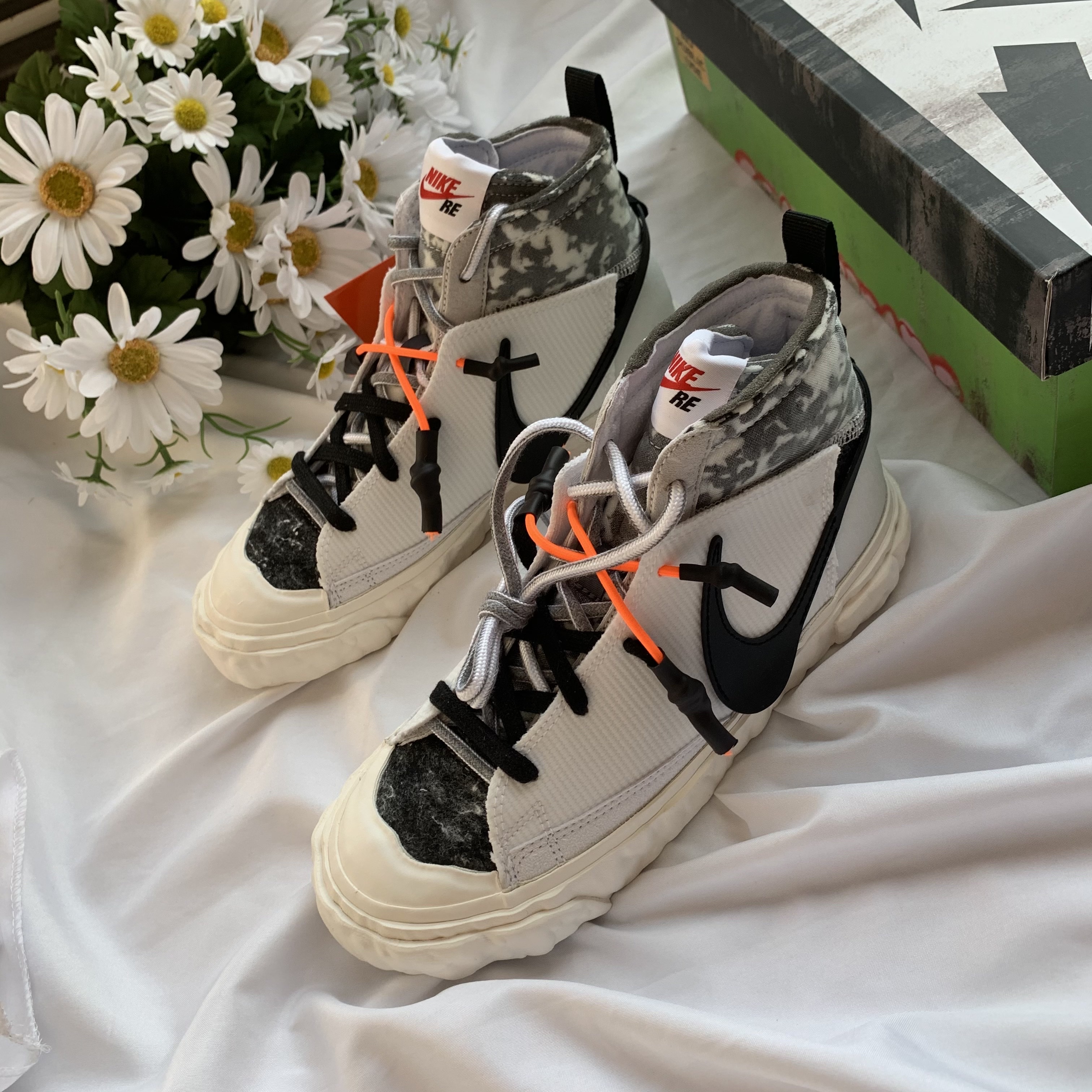 Nike x Readymade Blazer Mid Black, Nike x Readymade Blazer Mid White 착용 스타일