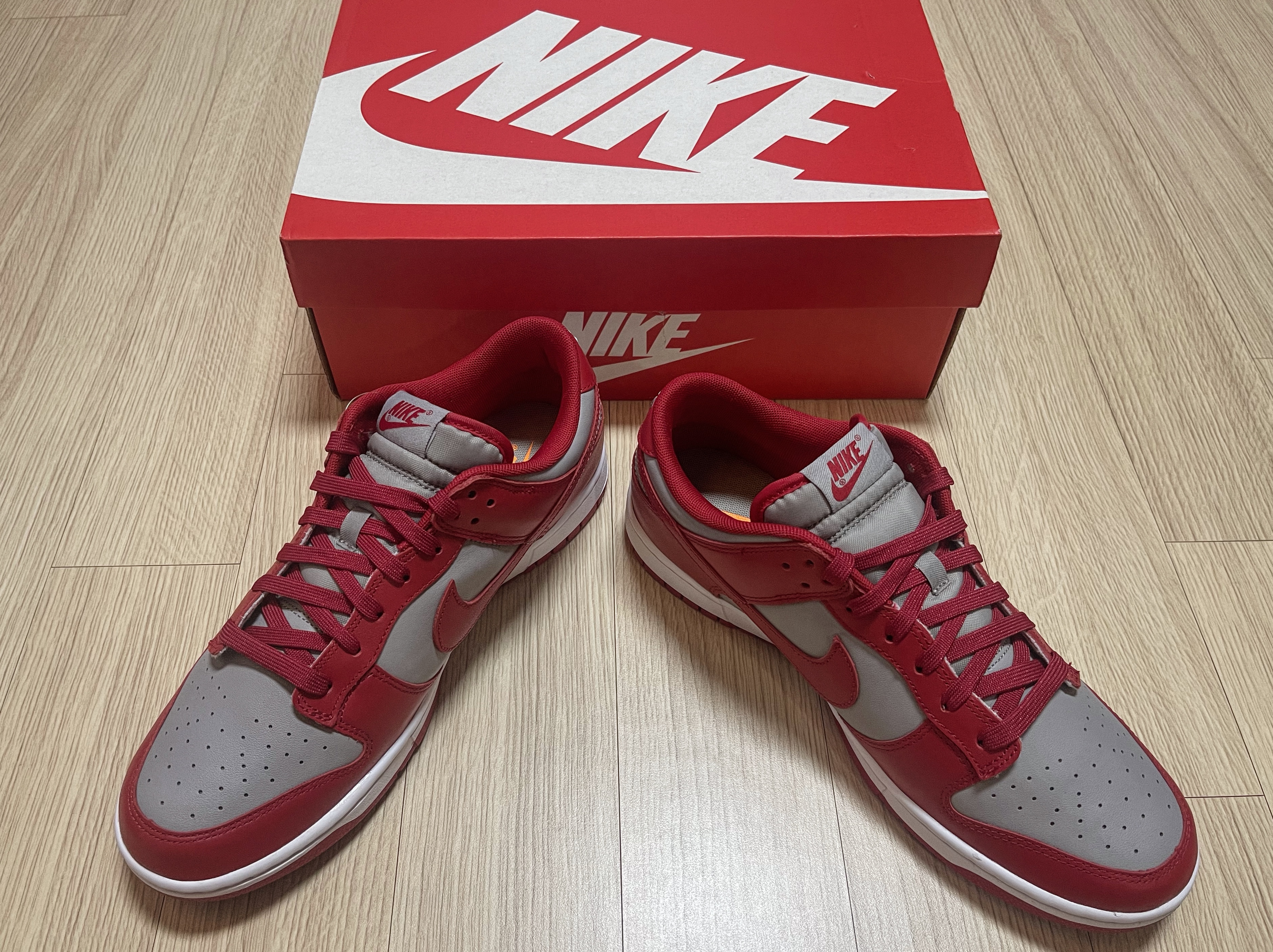 Nike Dunk Low Retro Medium Grey 착용 스타일 - 1