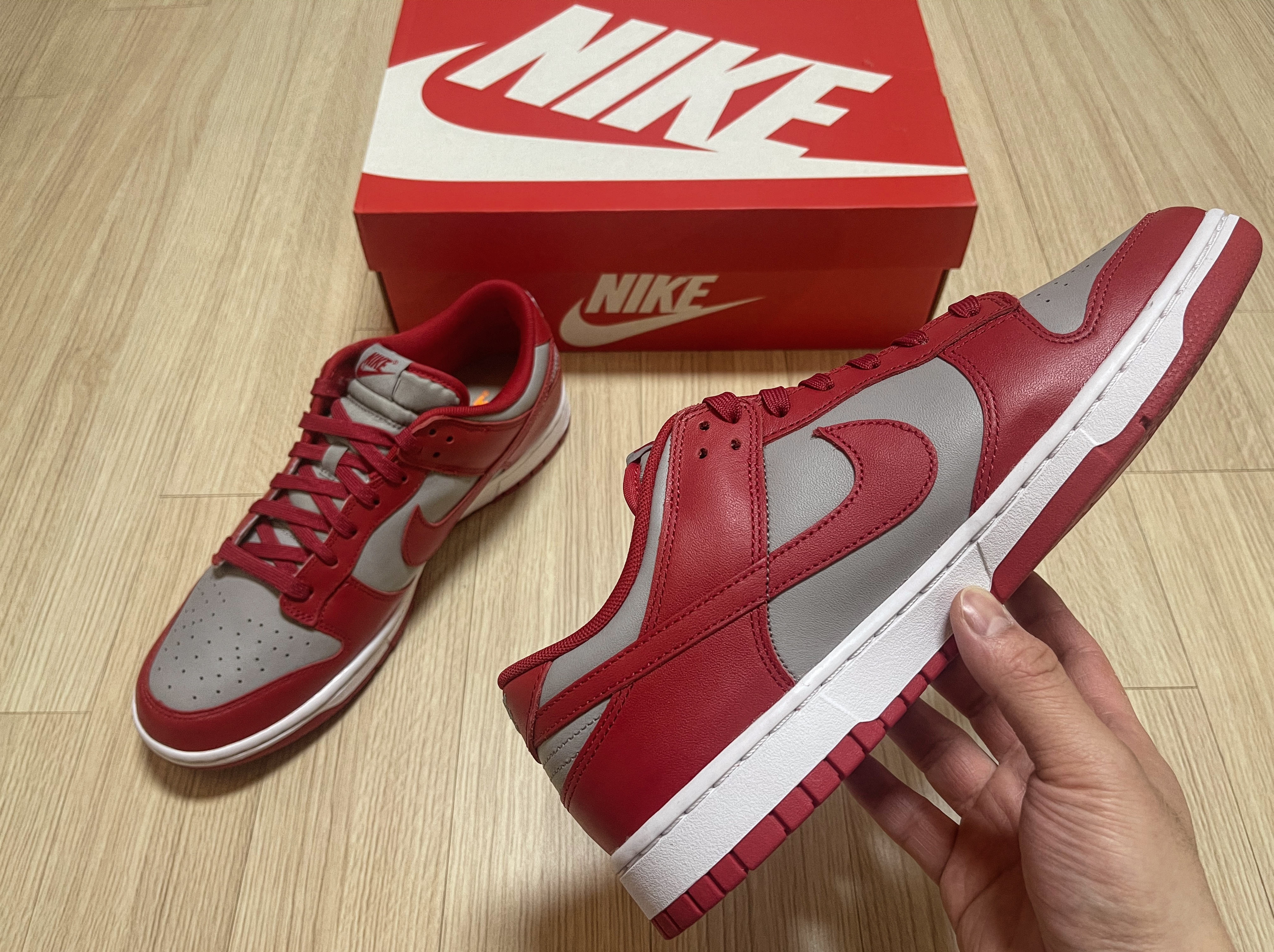 Nike Dunk Low Retro Medium Grey 착용 스타일 - 3
