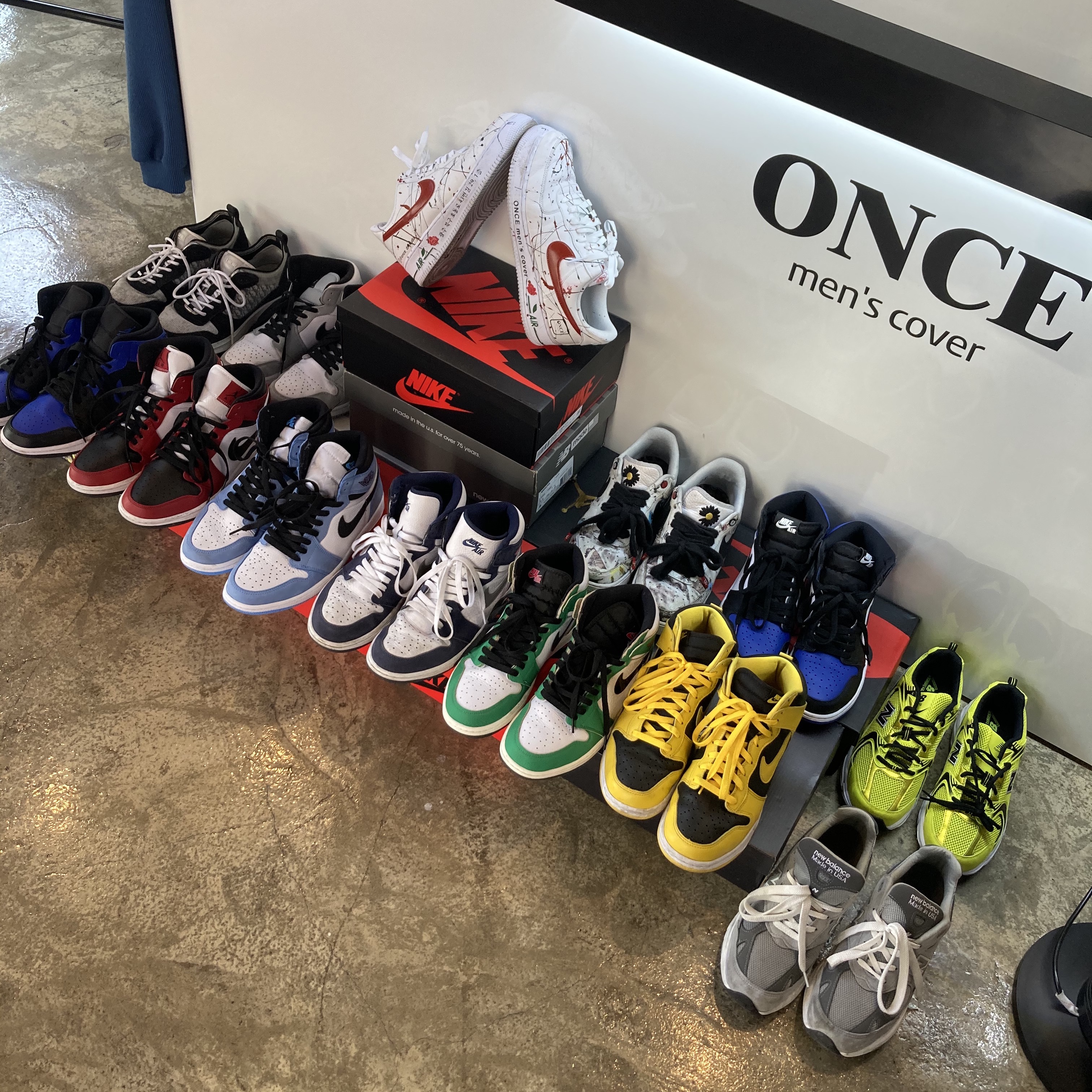 (GS) Jordan 1 Retro High OG University Blue, Jordan 1 Retro High OG Royal Toe 착용 스타일