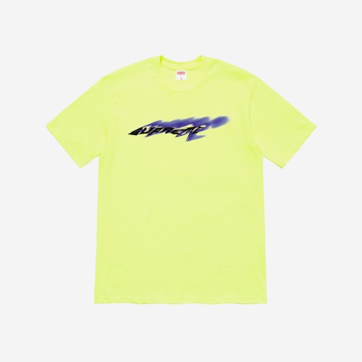 슈프림 윈드 티셔츠 브라이트 옐로우 - 21SS