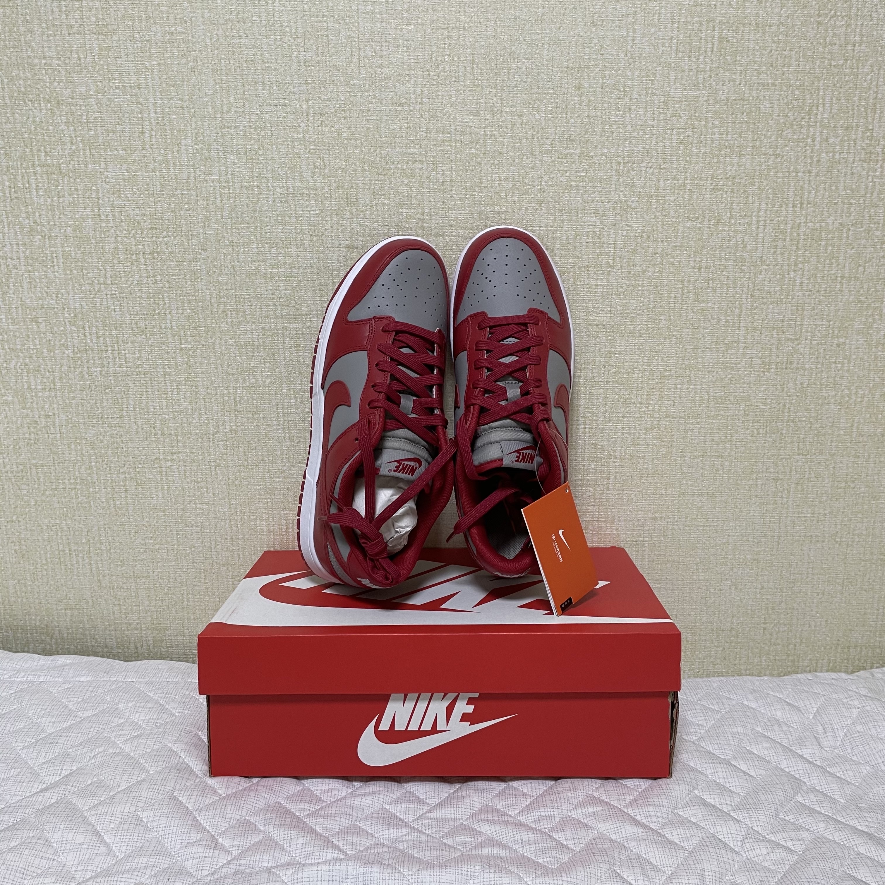 Nike Dunk Low Retro Medium Grey 착용 스타일 - 1