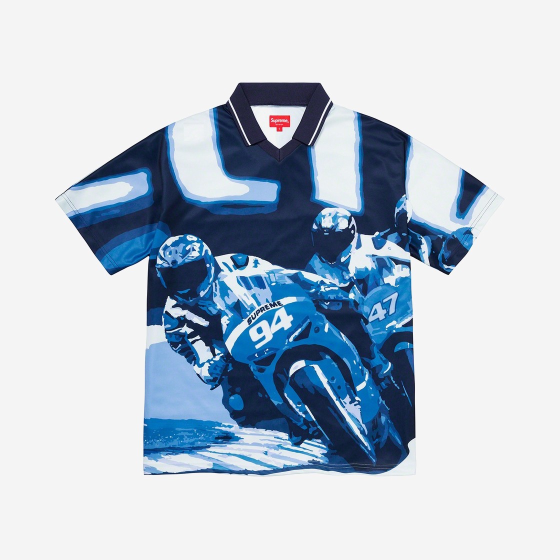 Supreme Racing Soccer Jersey Navy - 20SS 상세 이미지 1