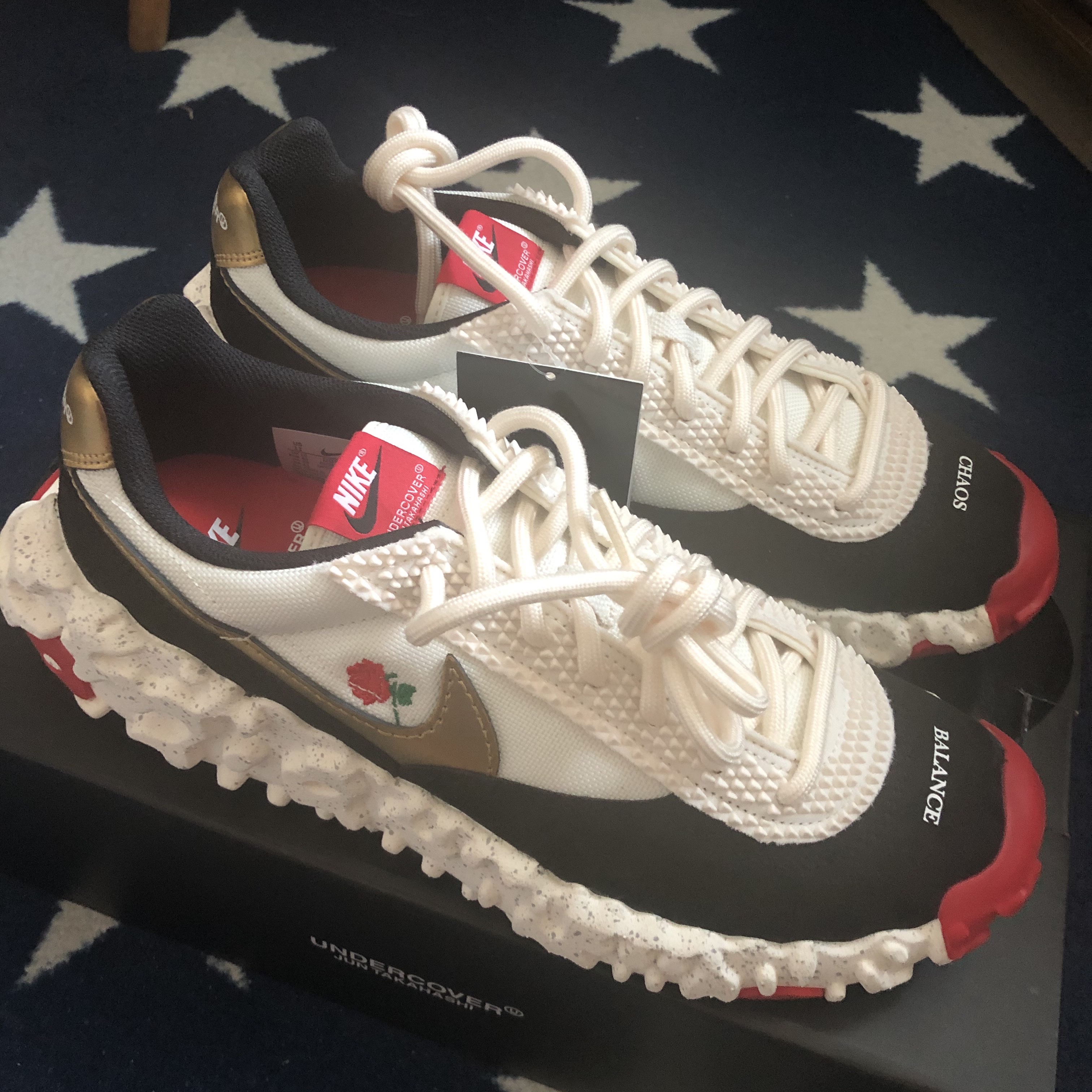 Nike x Undercover Overbreak Sail Gold 착용 스타일 - 2