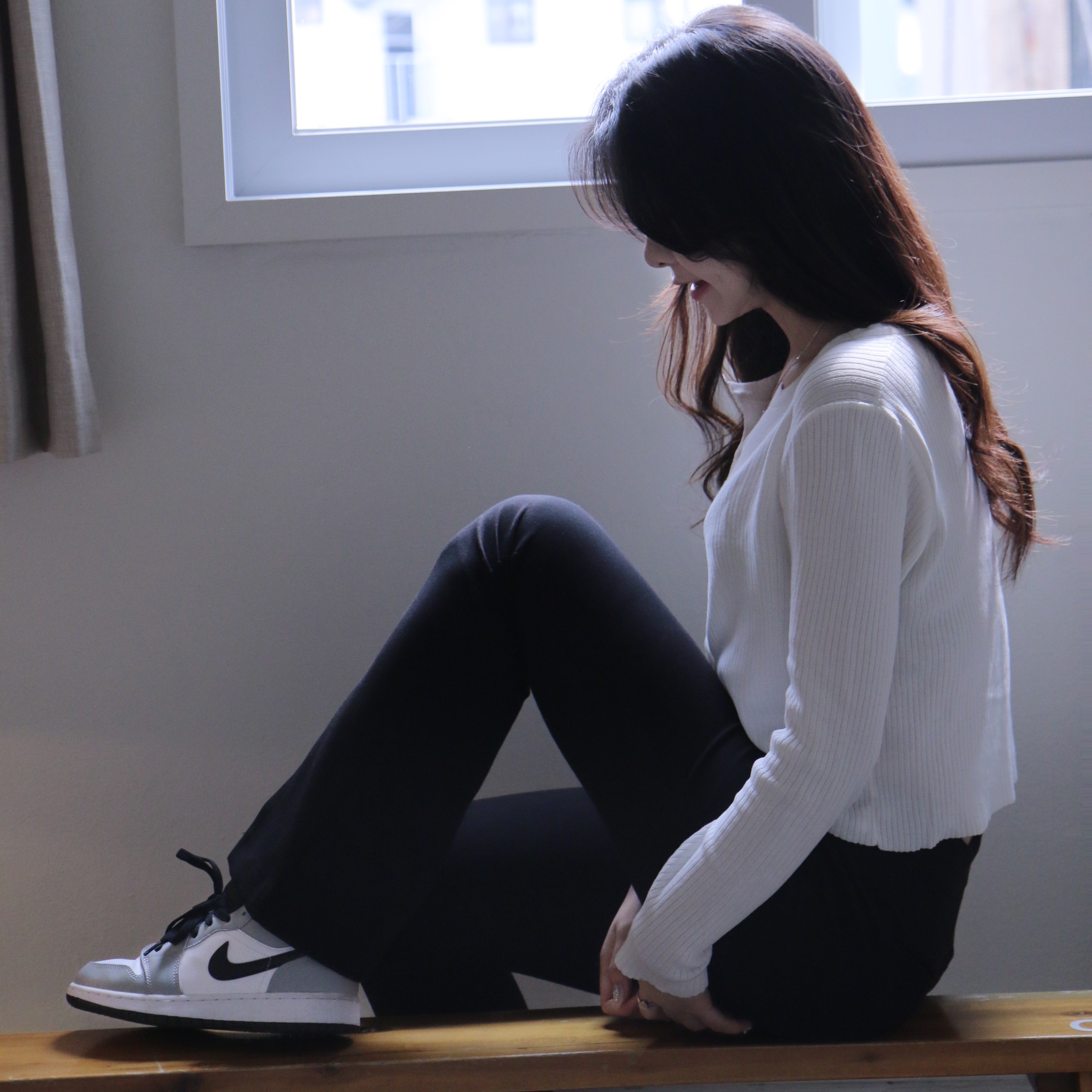 (GS) Jordan 1 Low Light Smoke Grey 착용 스타일 - 2