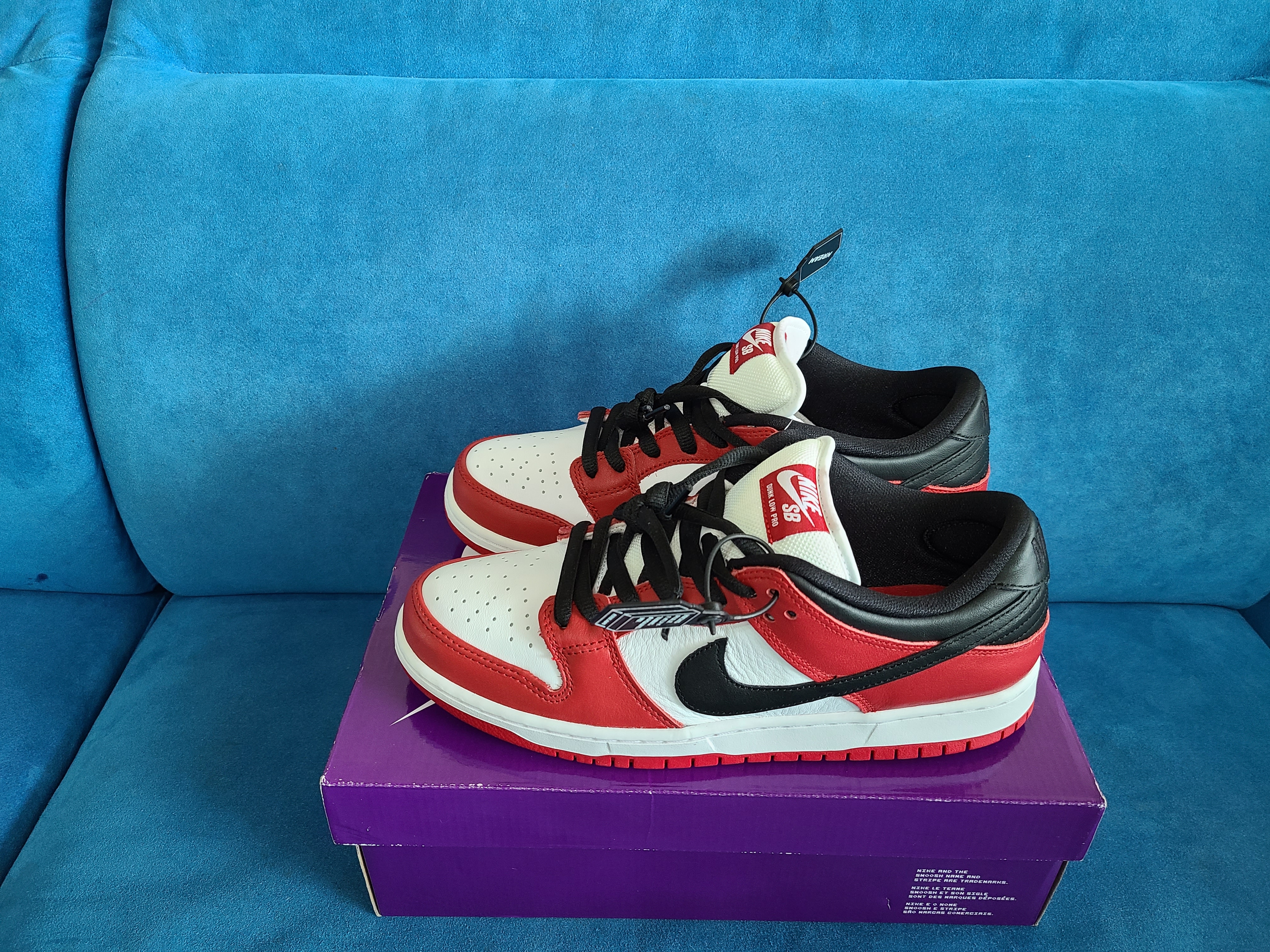 Nike SB Dunk Low Pro Chicago 착용 스타일 - 1