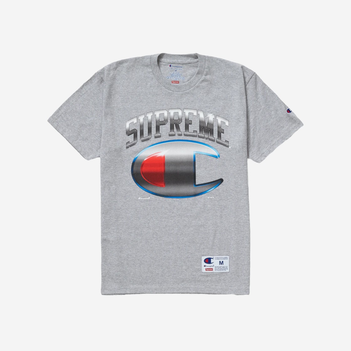 Supreme Champion Chrome S/S Top Heather Grey - 19SS 상세 이미지 1