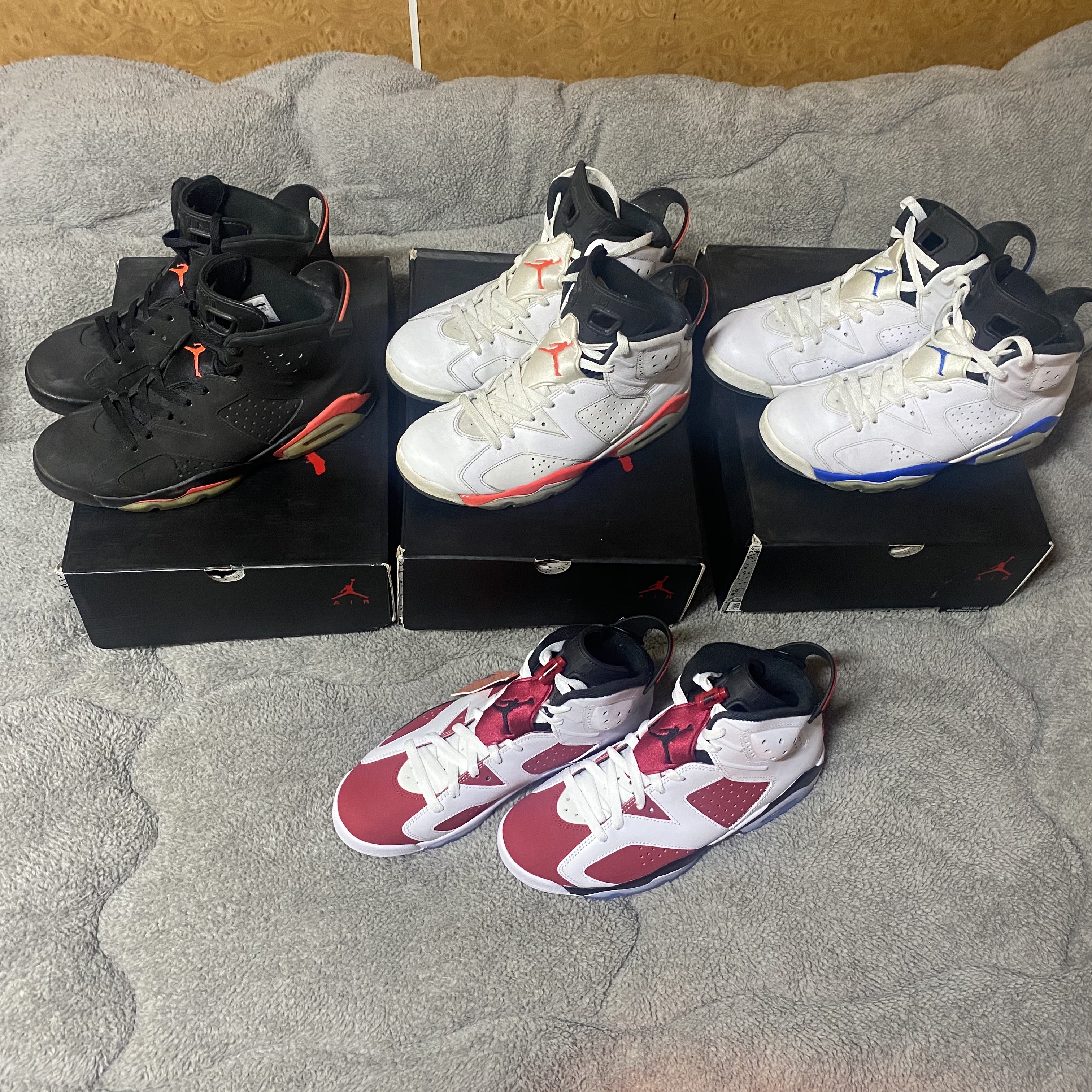 Jordan 6 Retro Infrared 2014, Jordan 6 Retro Infrared White 2014 착용 스타일