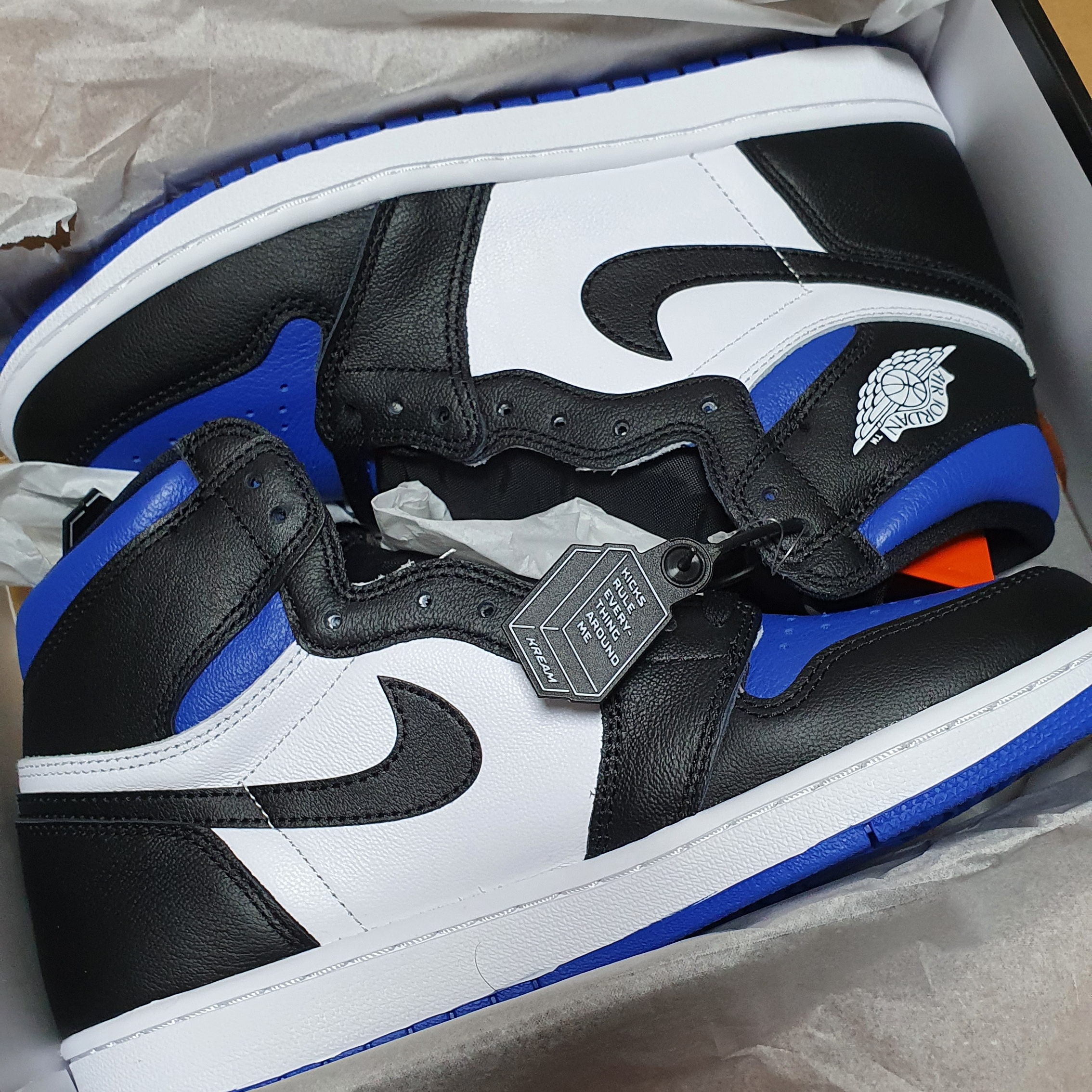 Jordan 1 Retro High OG Royal Toe 착용 스타일
