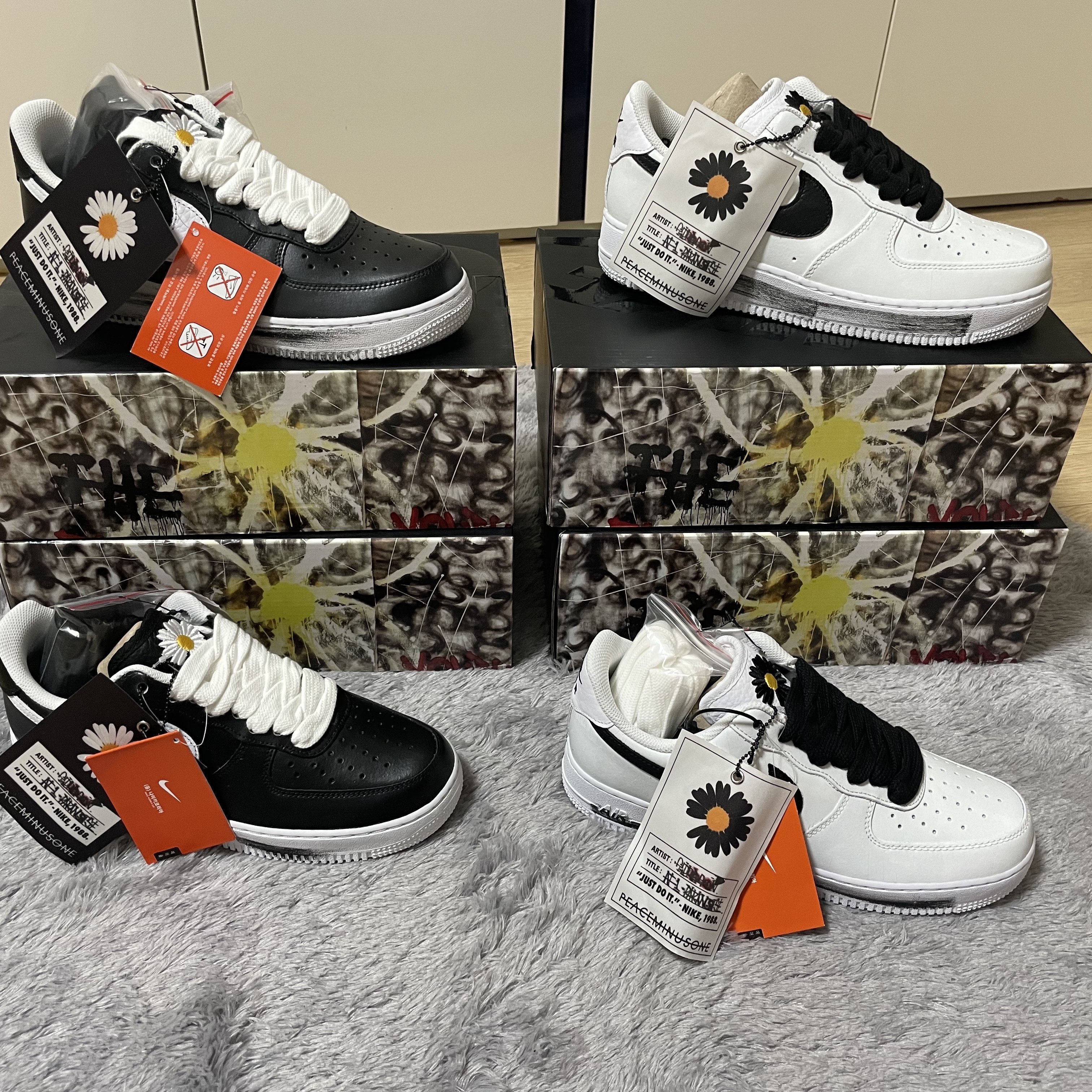 Nike x Peaceminusone Air Force 1 Low Para-Noise 2.0, Nike x Peaceminusone Air Force 1 Low Para-Noise 착용 스타일