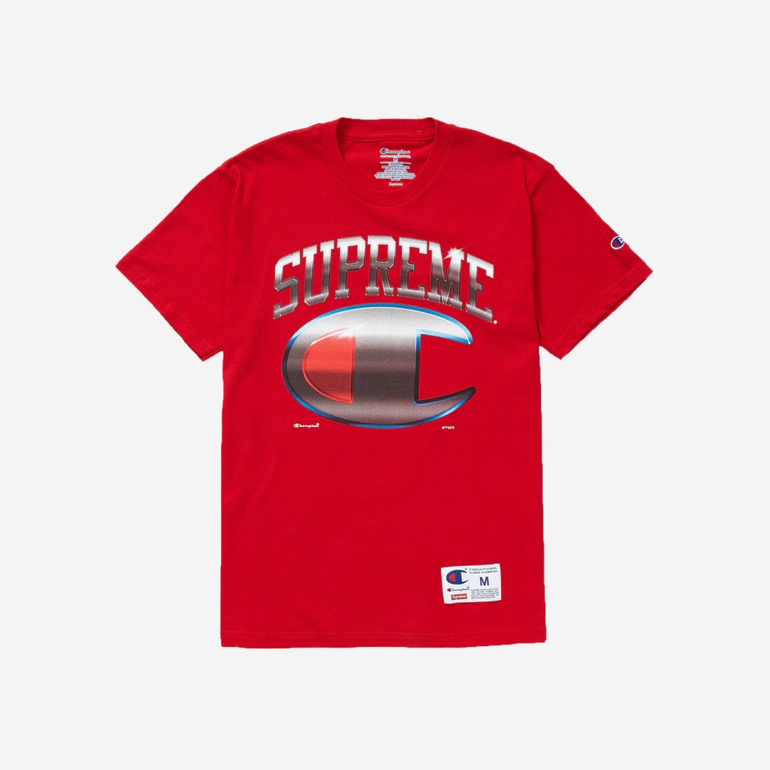 Supreme Champion Chrome S/S Top Red - 19SS 상세 이미지 1