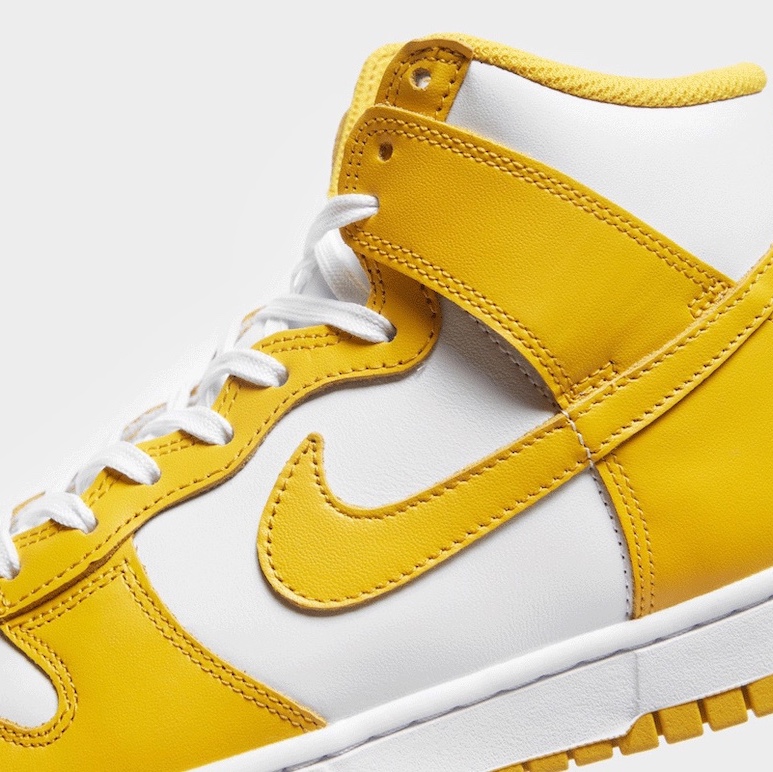 (W) Nike Dunk High Dark Sulfur, Nike Dunk High Retro Orange Blaze 착용 스타일 - 5