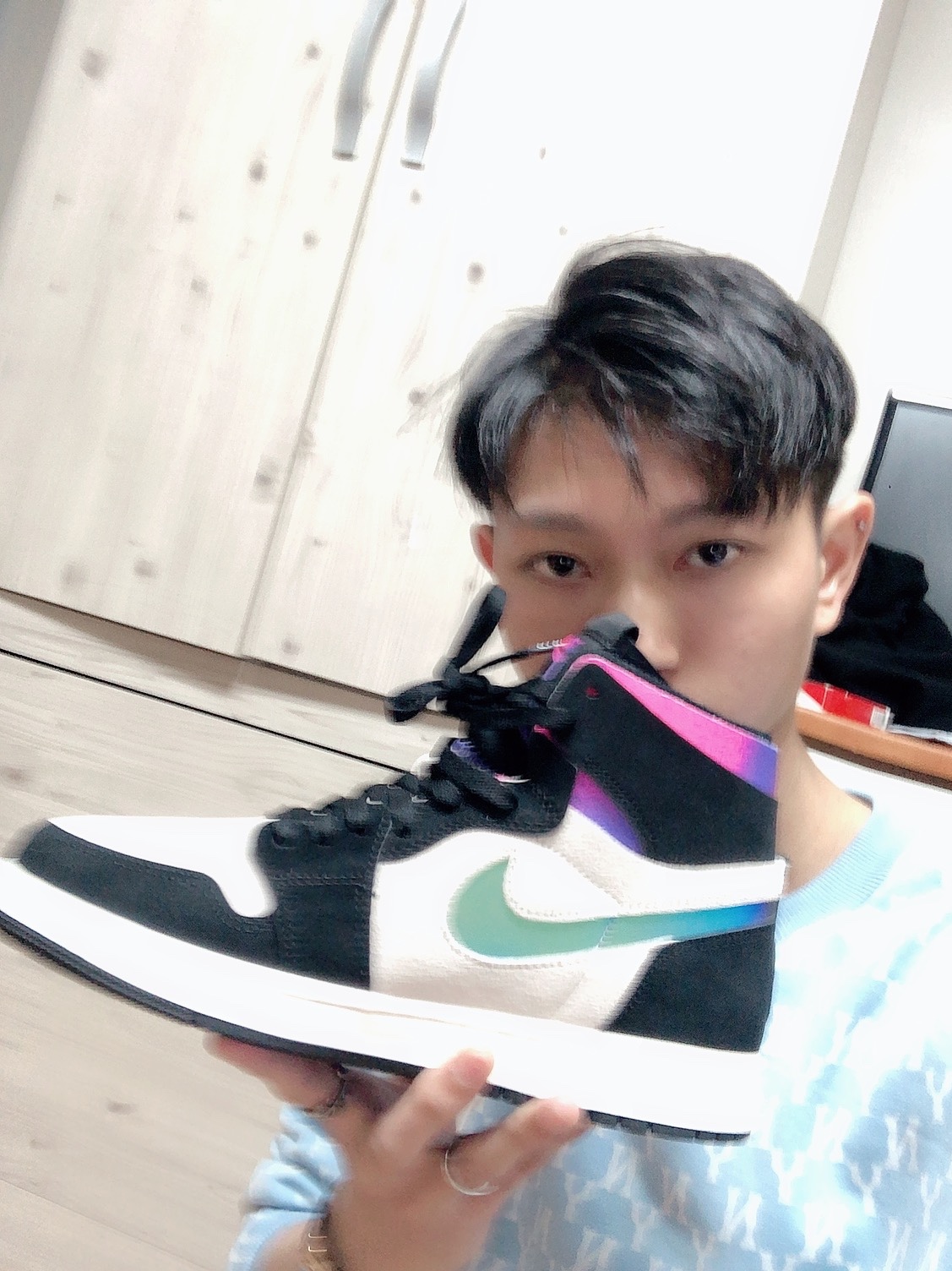 Jordan 1 x Paris Saint-Germain Zoom Air CMFT ์ฐฉ์ฉ ์คํ์ผ - 3