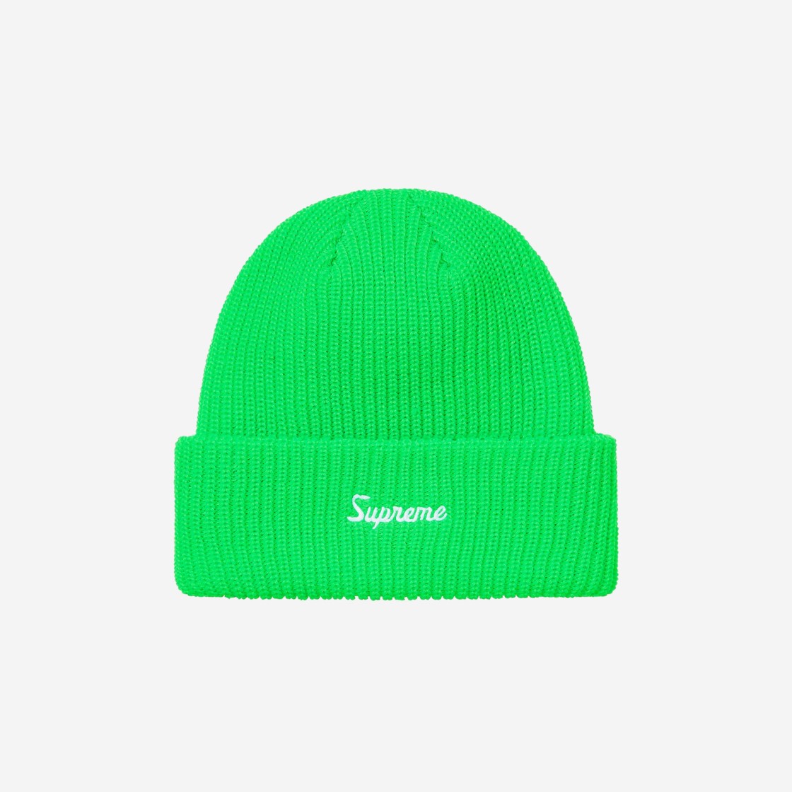 Supreme Loose Gauge Beanie Green - 21SS 상세 이미지 1