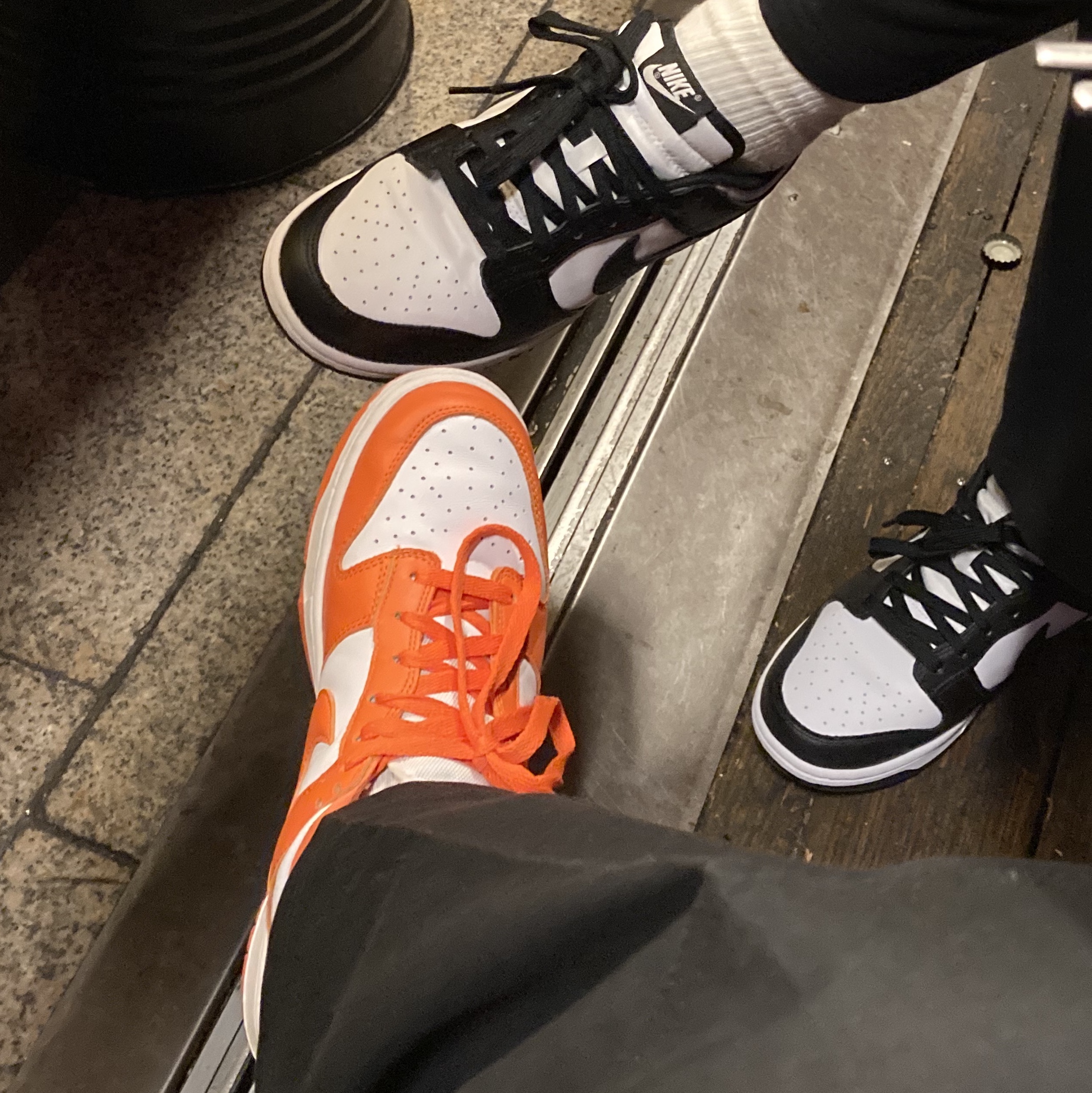 Nike Dunk Low Retro Black, Nike Dunk Low SP Syracuse 2020 착용 스타일