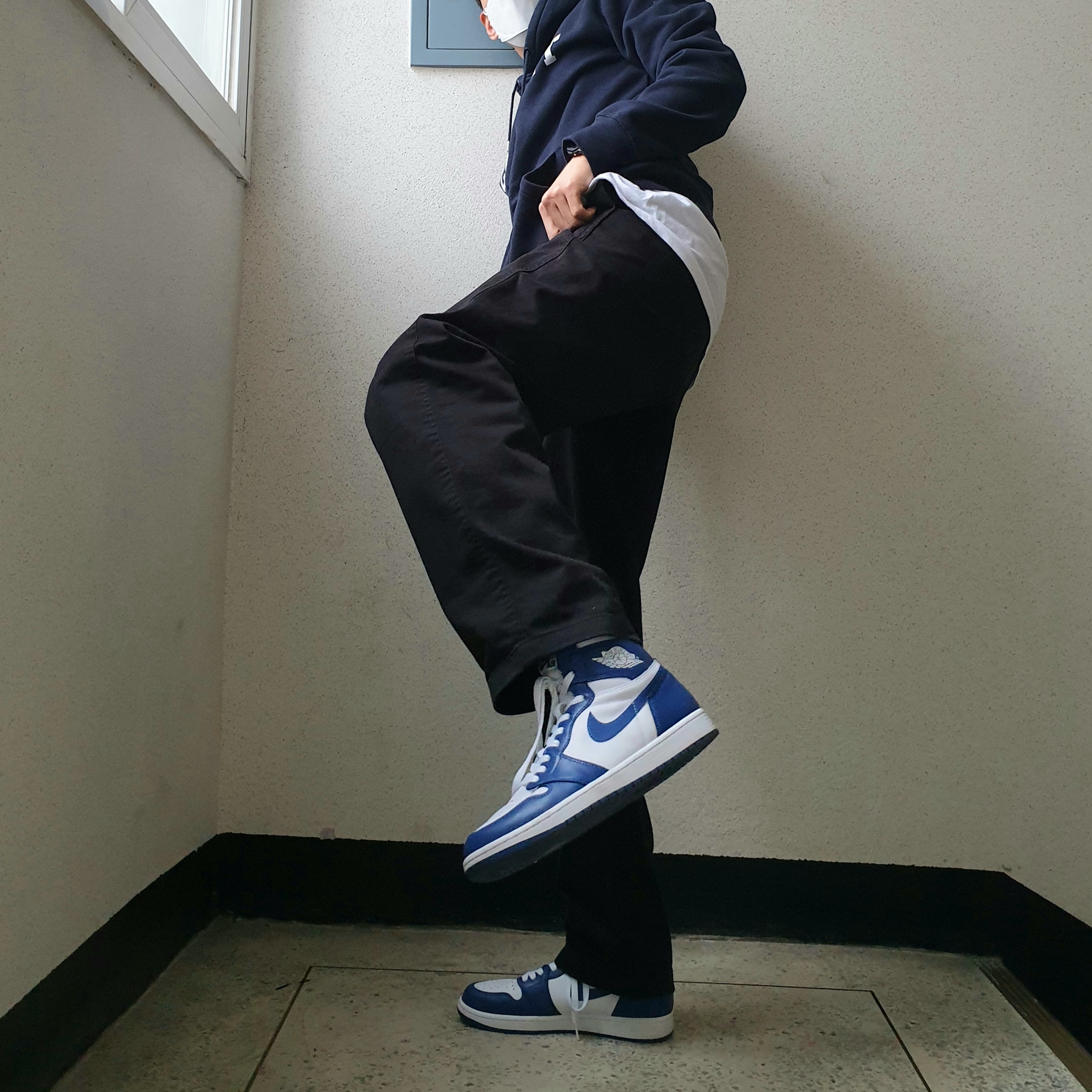 Jordan 1 Retro Storm Blue 착용 스타일 - 2