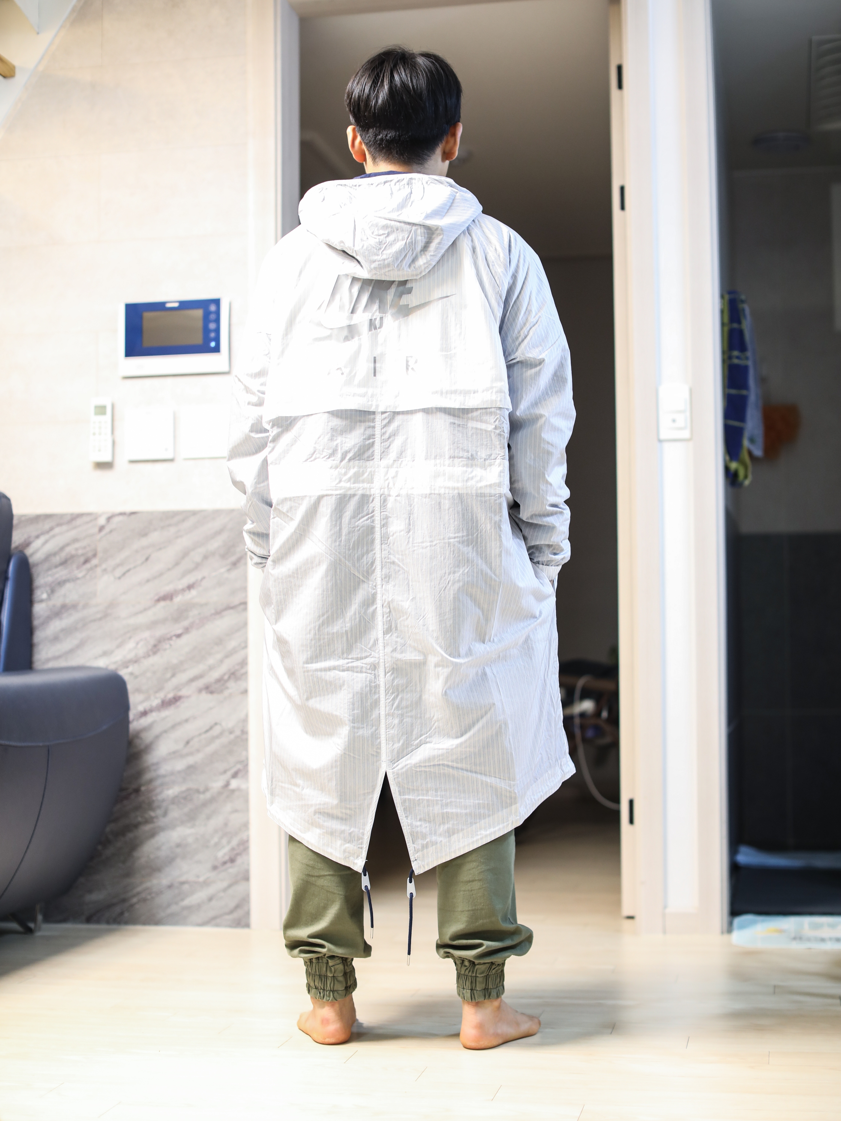 Nike x Kim Jones Reversible Parka Navy - Asia 착용 스타일 - 3