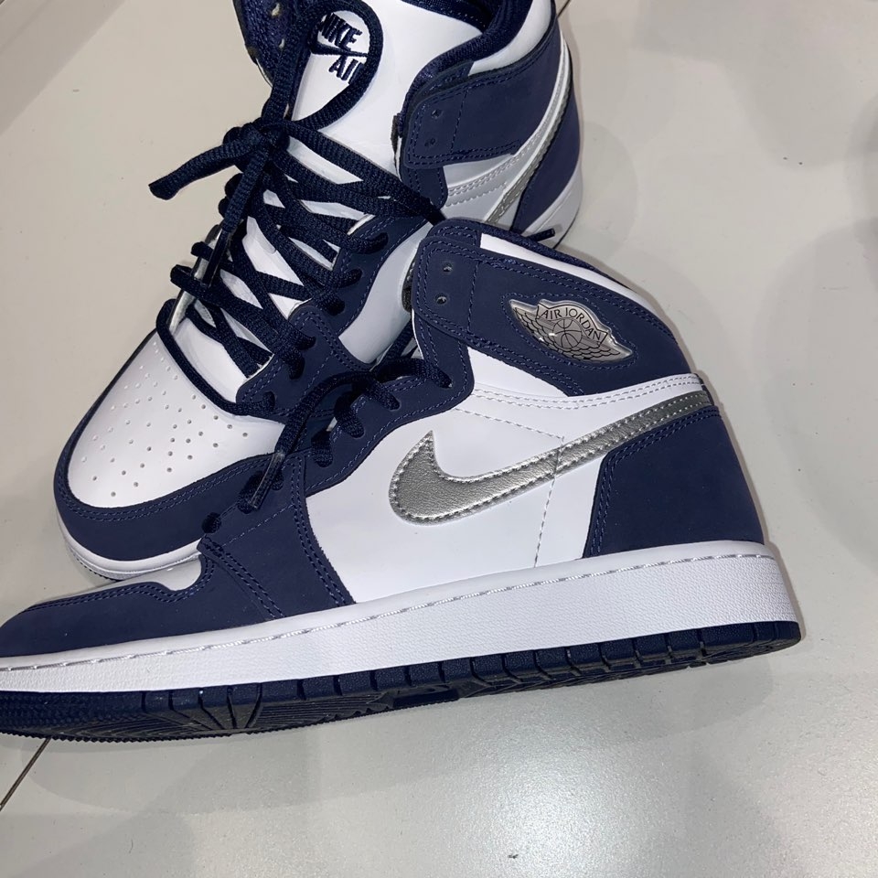 (GS) Jordan 1 Retro High OG CO.JP Midnight Navy 착용 스타일 - 3