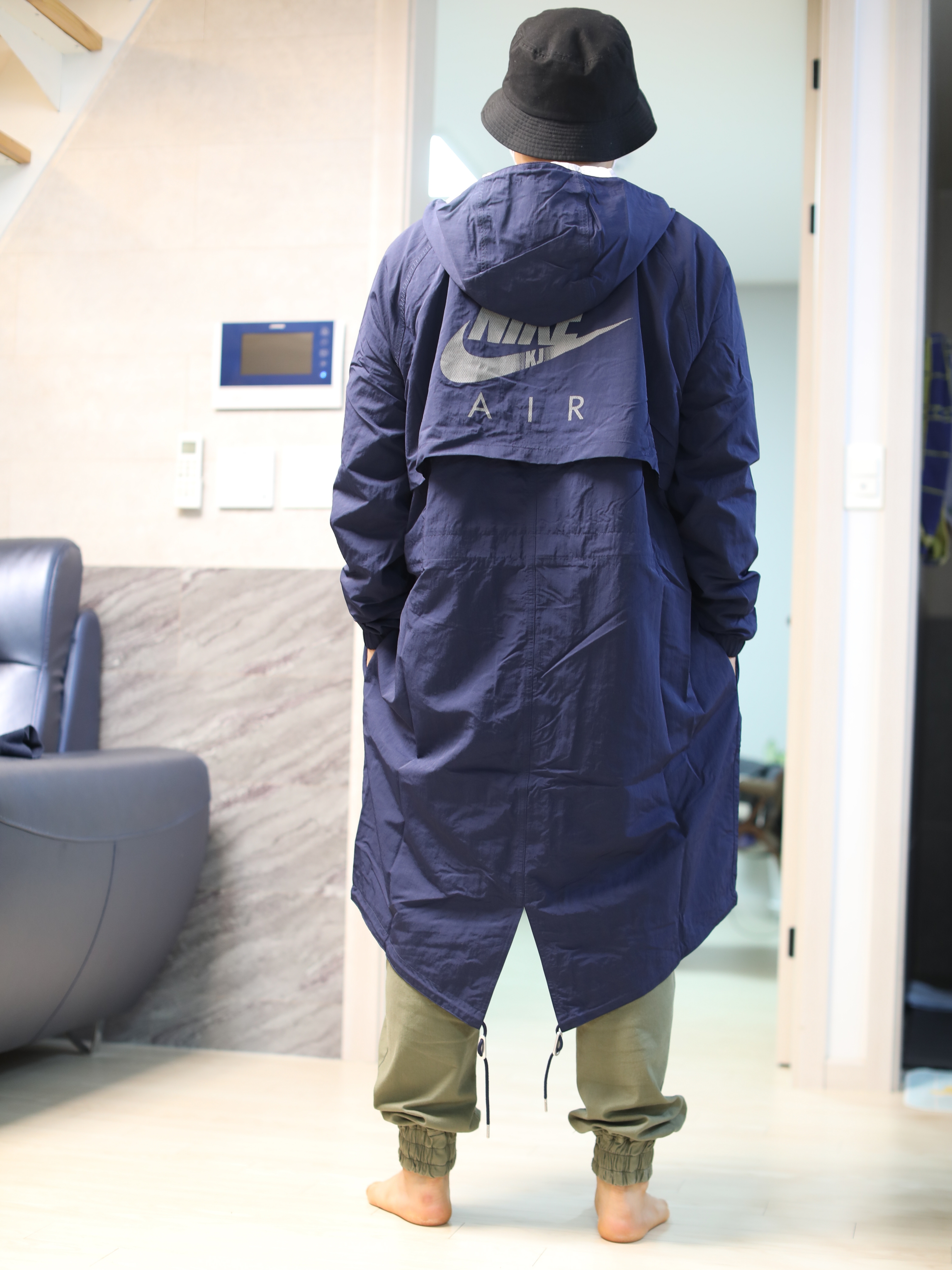 Nike x Kim Jones Reversible Parka Navy - Asia 착용 스타일 - 4