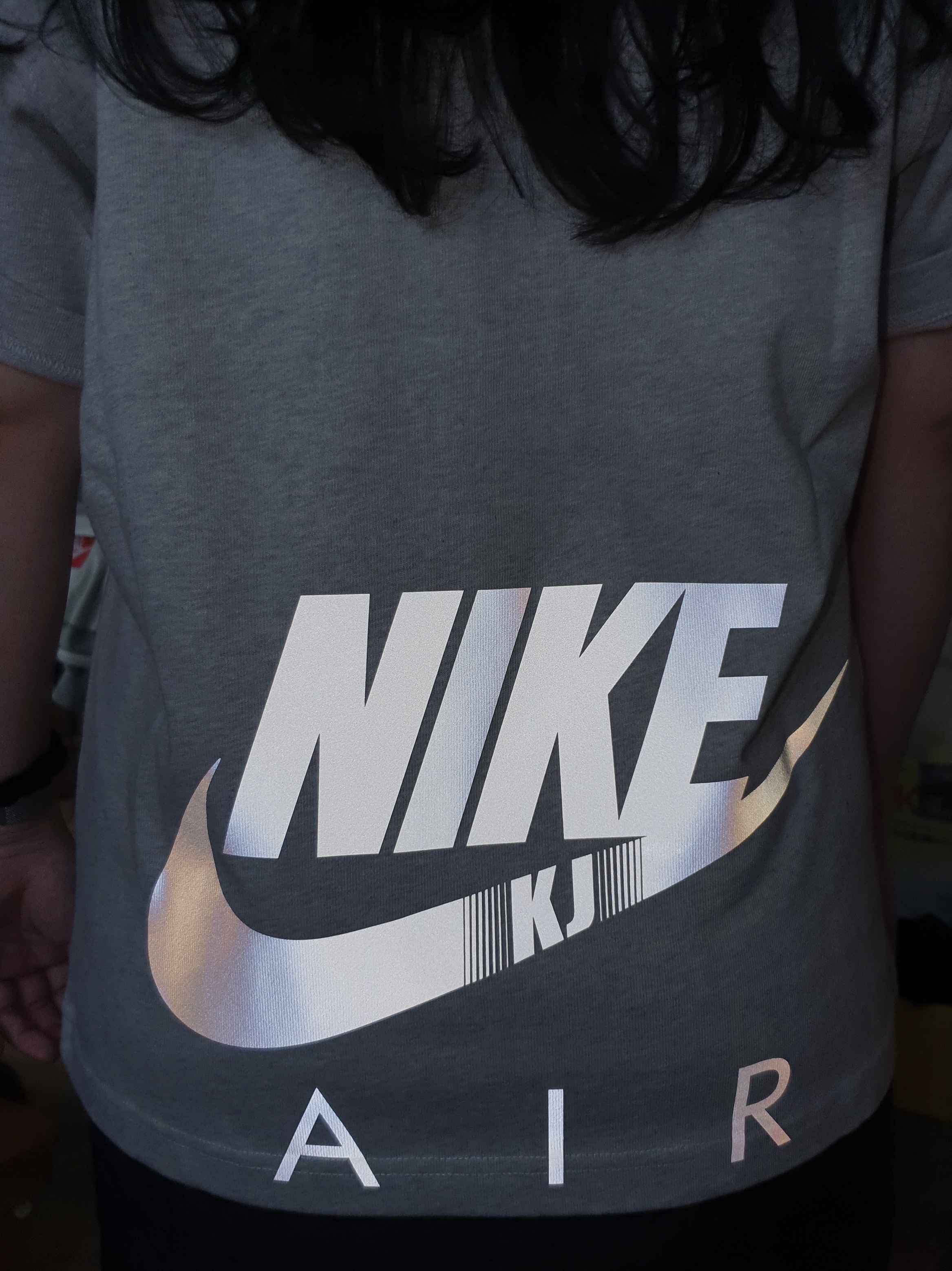Nike x Kim Jones Oversized T-Shirt Grey Heather - Asia 착용 스타일