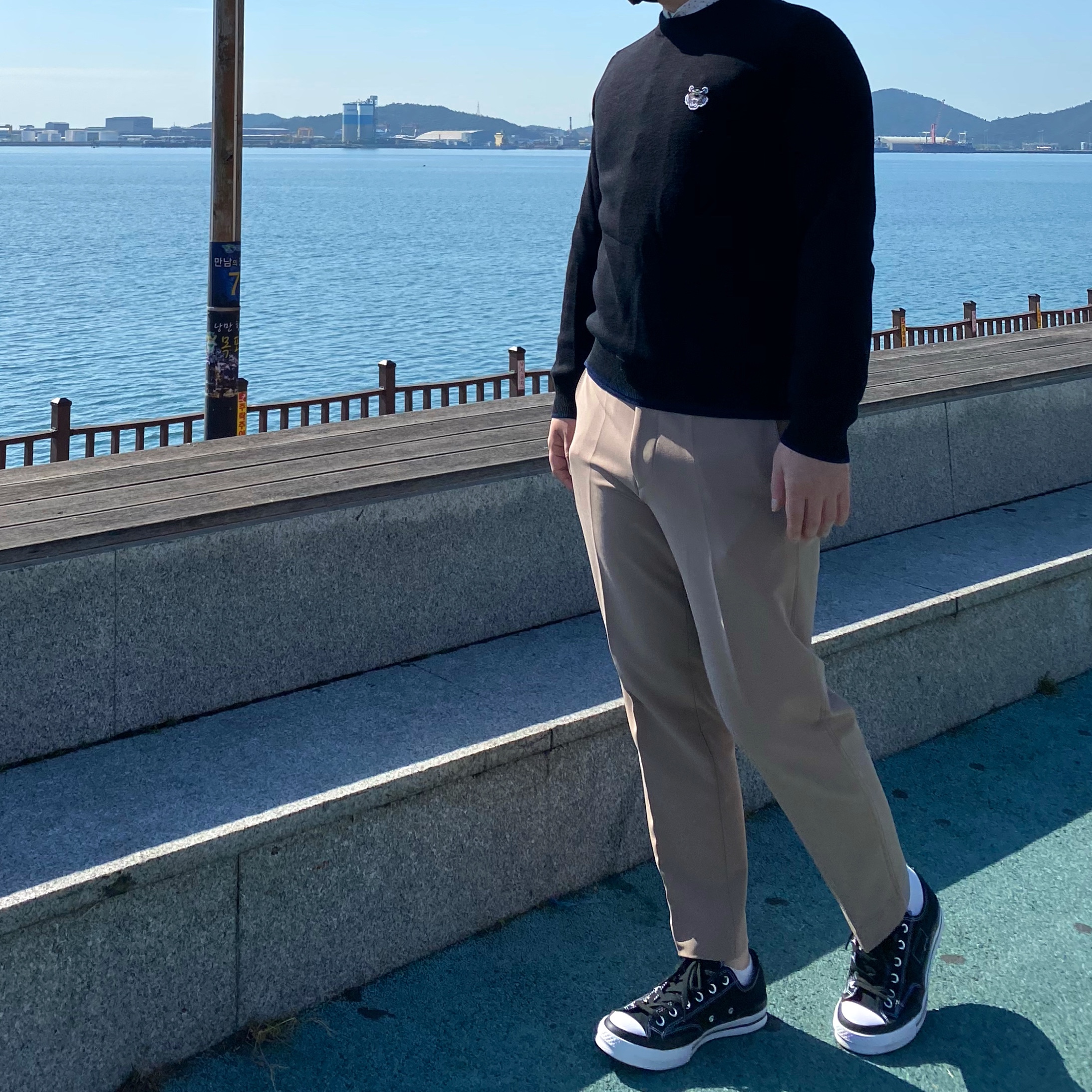 Converse x Moncler x Fragment Chuck 70 Ox Black 착용 스타일