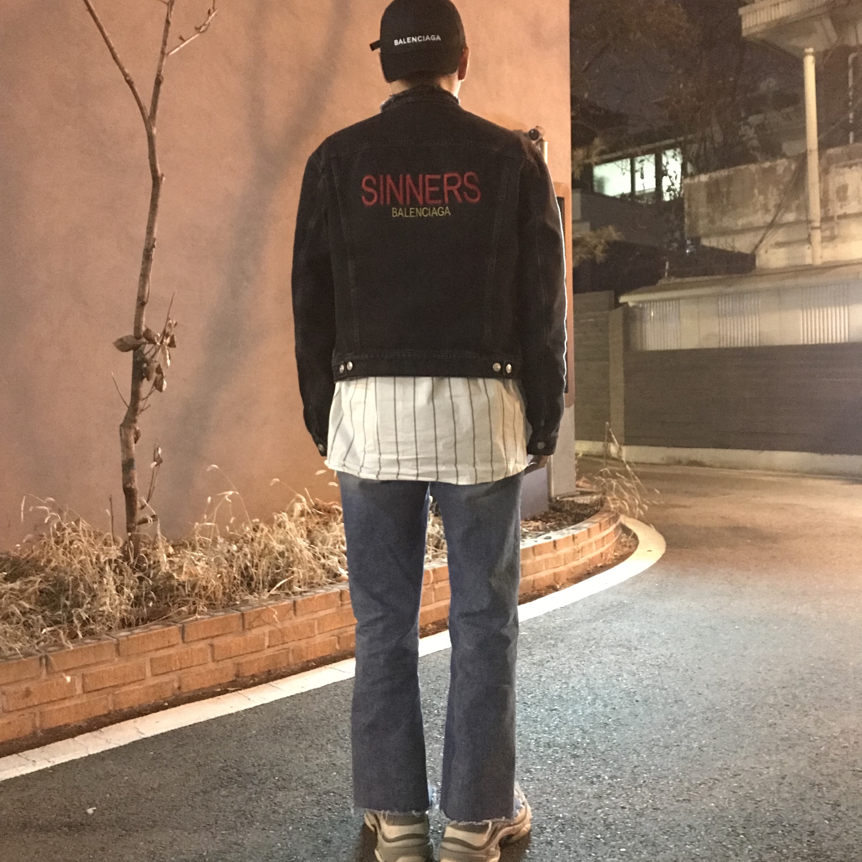 Balenciaga Triple S Trainer Grey 2018 착용 스타일