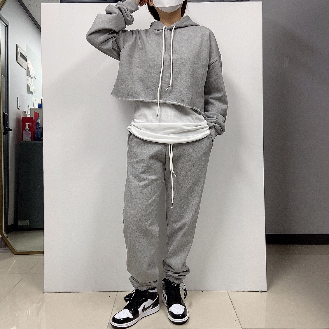 Jordan 1 Mid SE ASW Black 착용 스타일 - 5