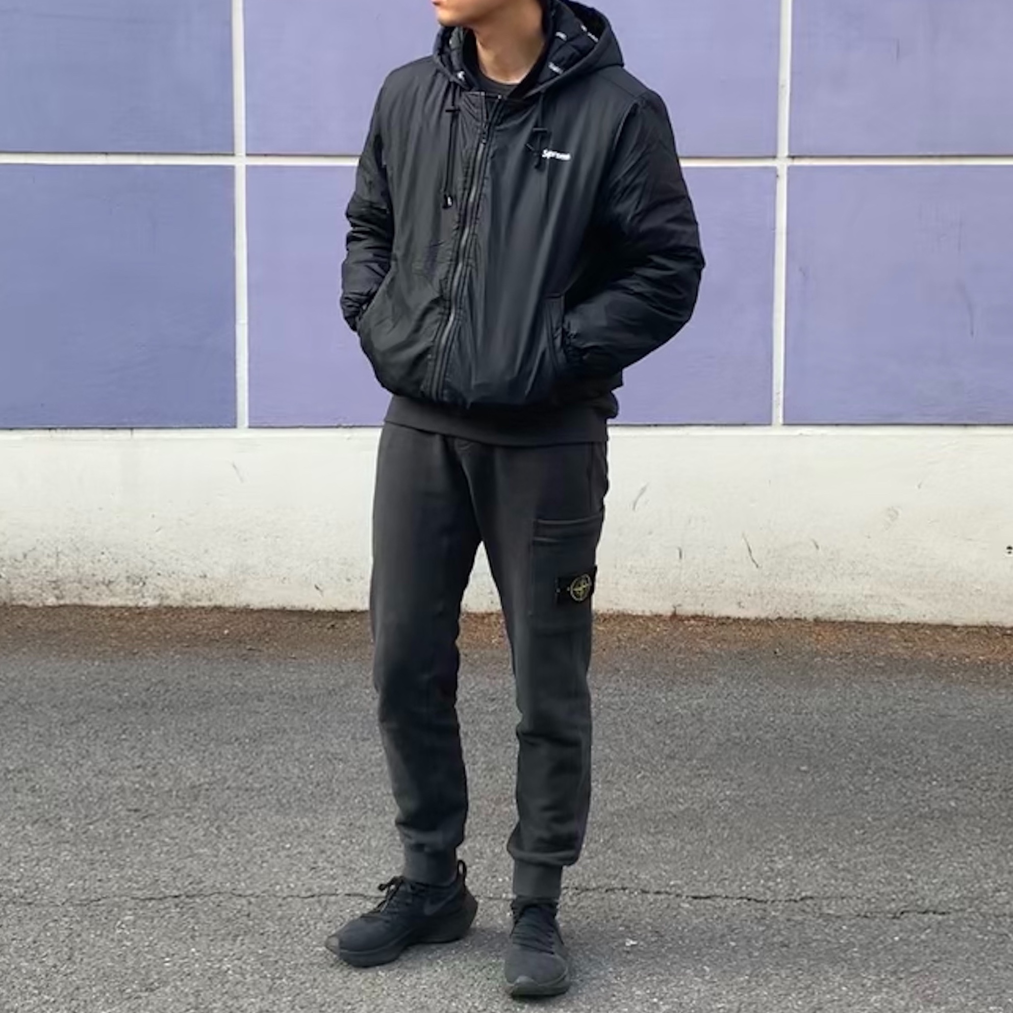 Nike Vapor Street Flyknit Black 착용 스타일