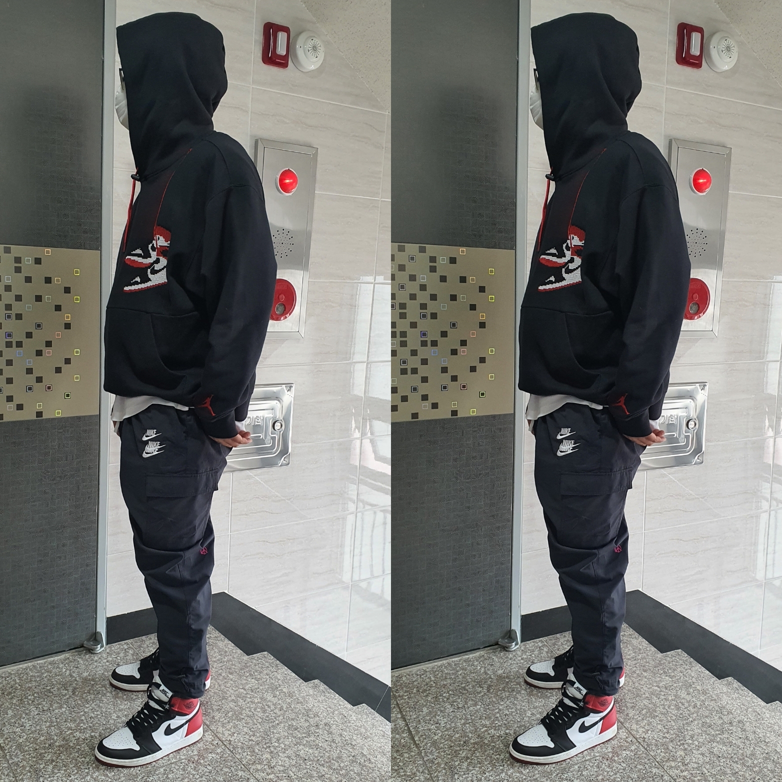 Jordan 1 Retro High OG Black Toe 2016 착용 스타일