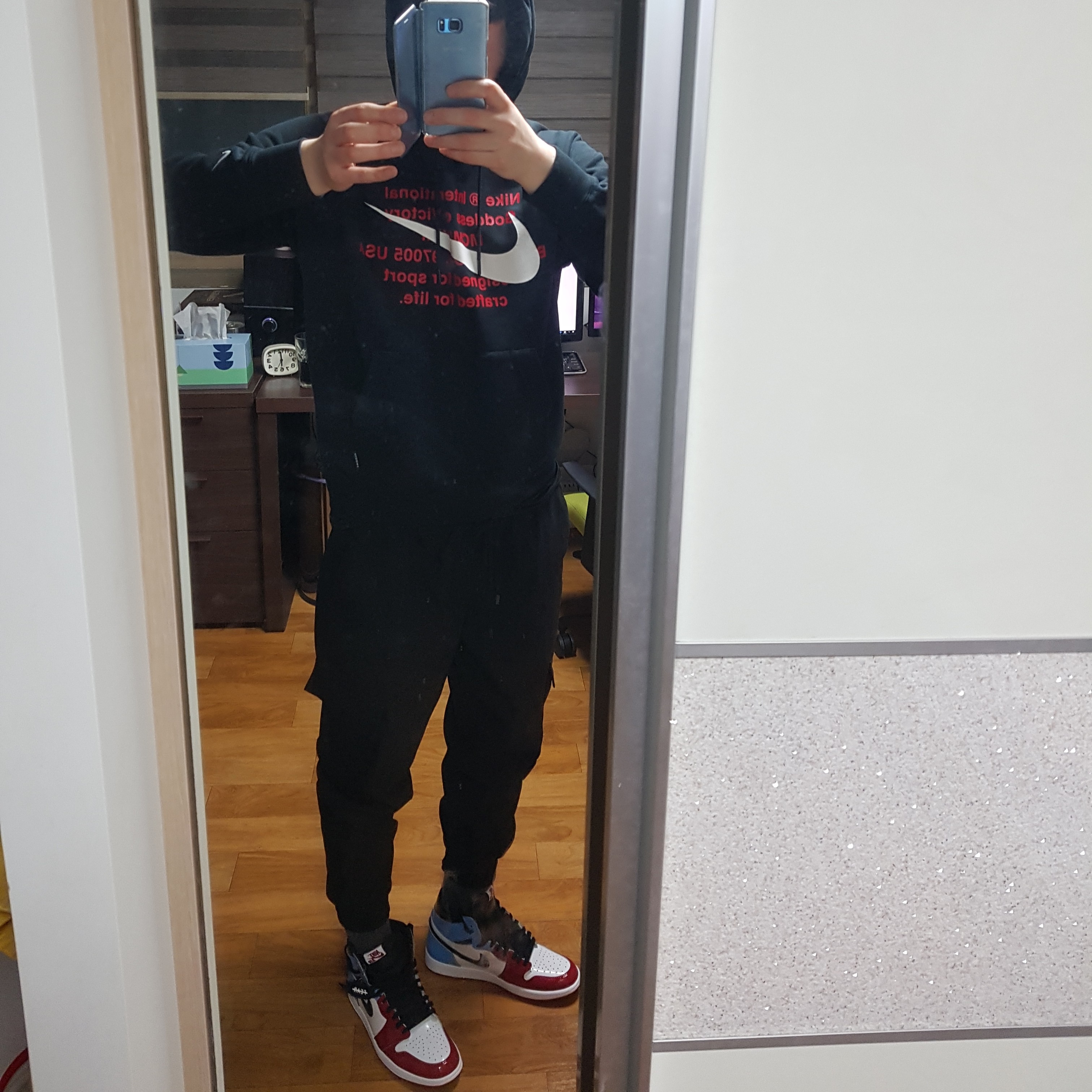 Jordan 1 Retro High Fearless UNC Chicago 착용 스타일