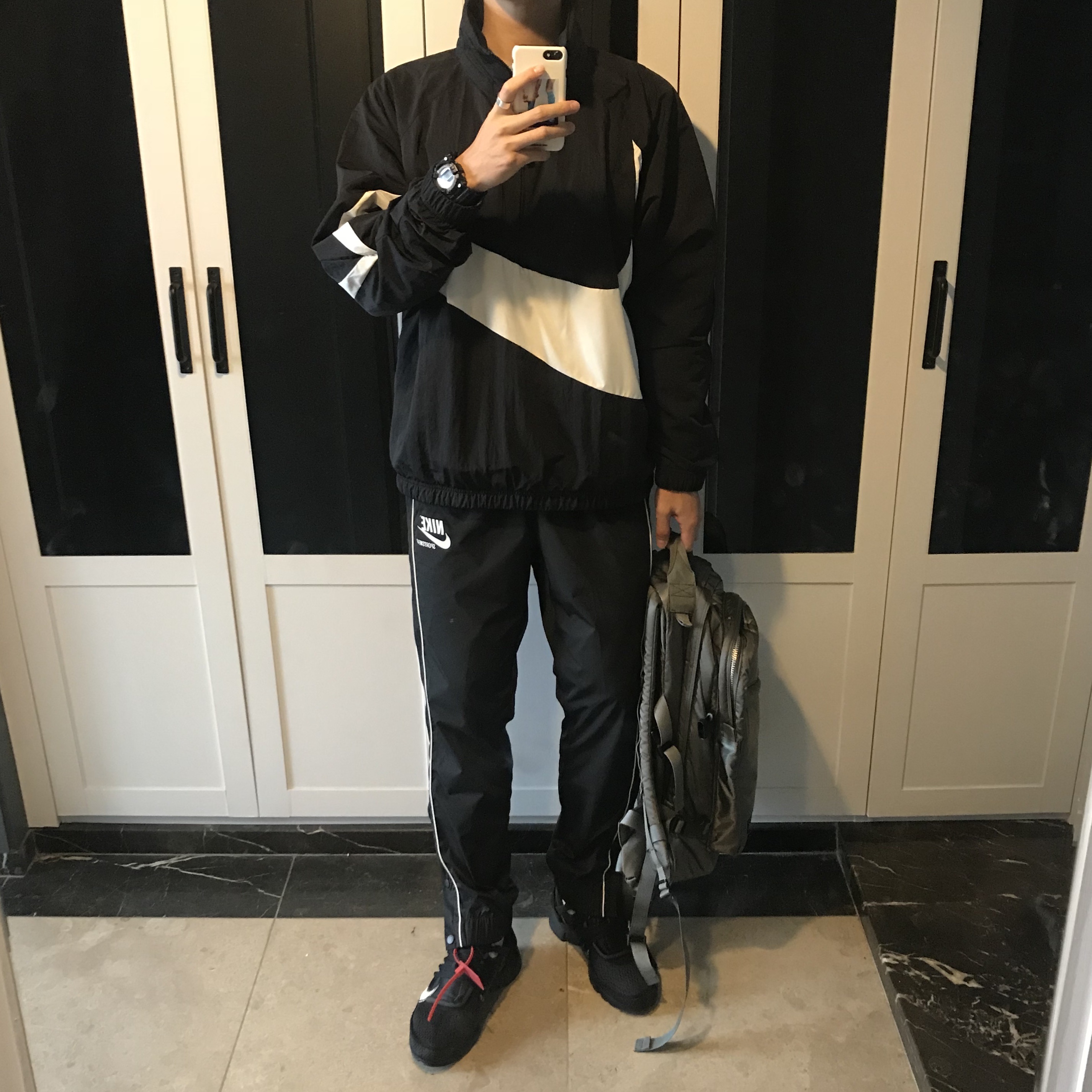 Nike x Off-White Air Presto Black 착용 스타일