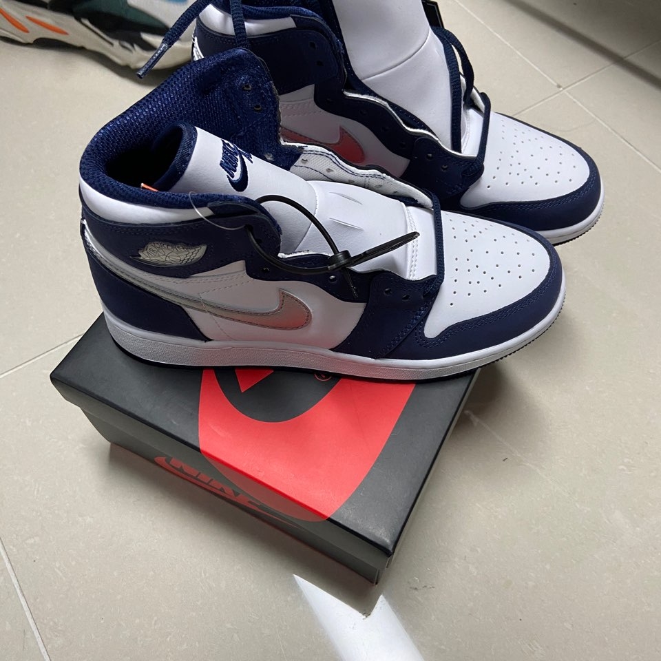 (GS) Jordan 1 Retro High OG CO.JP Midnight Navy 착용 스타일 - 5