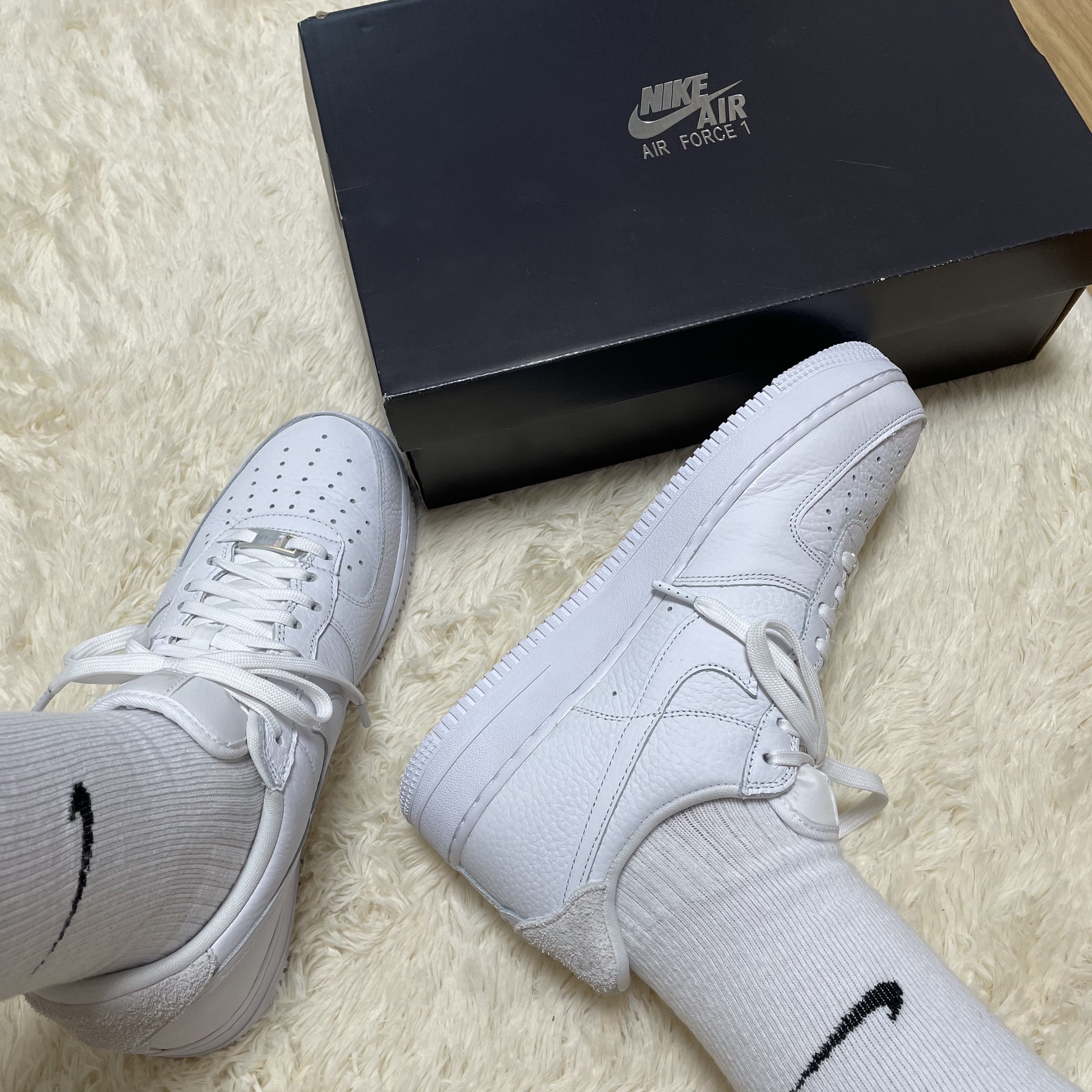 Nike Air Force 1 '07 Craft Vast Grey 착용 스타일