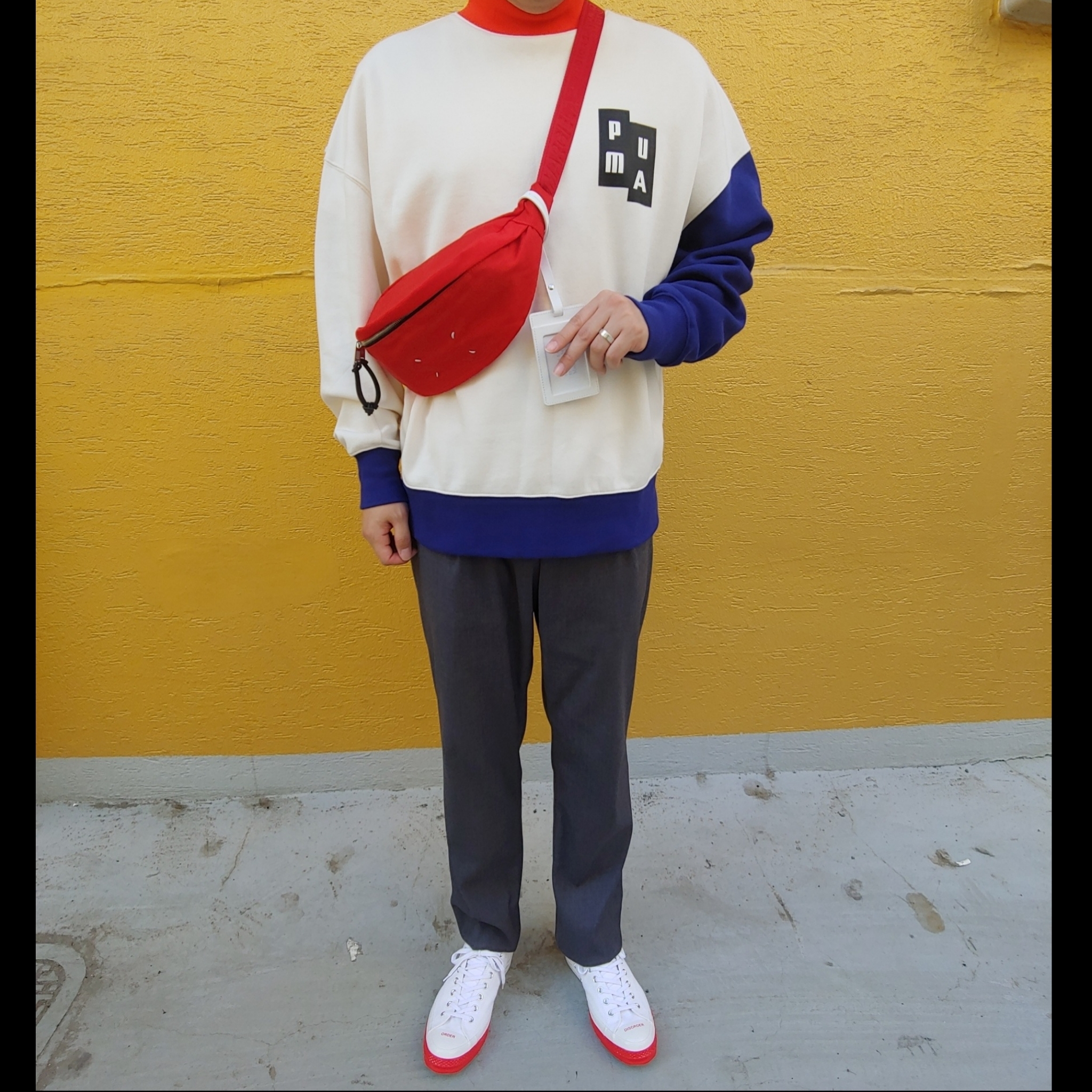 Converse x Undercover Chuck 70 Ox White 착용 스타일 - 1