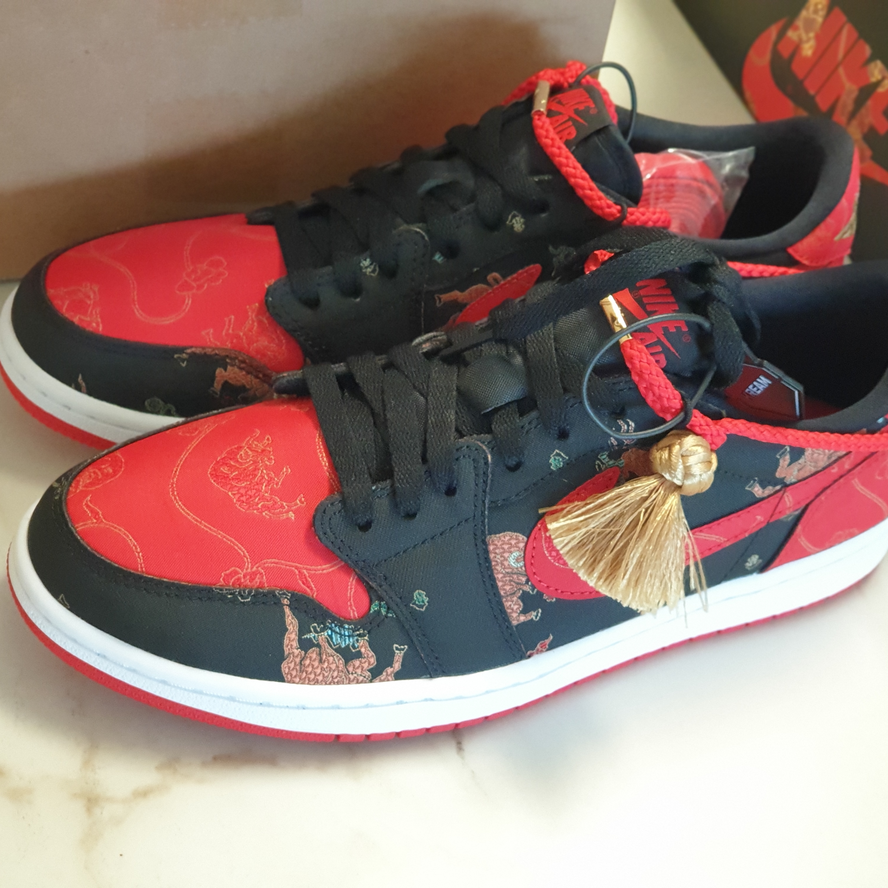 Jordan 1 Low OG Chinese New Year 착용 스타일