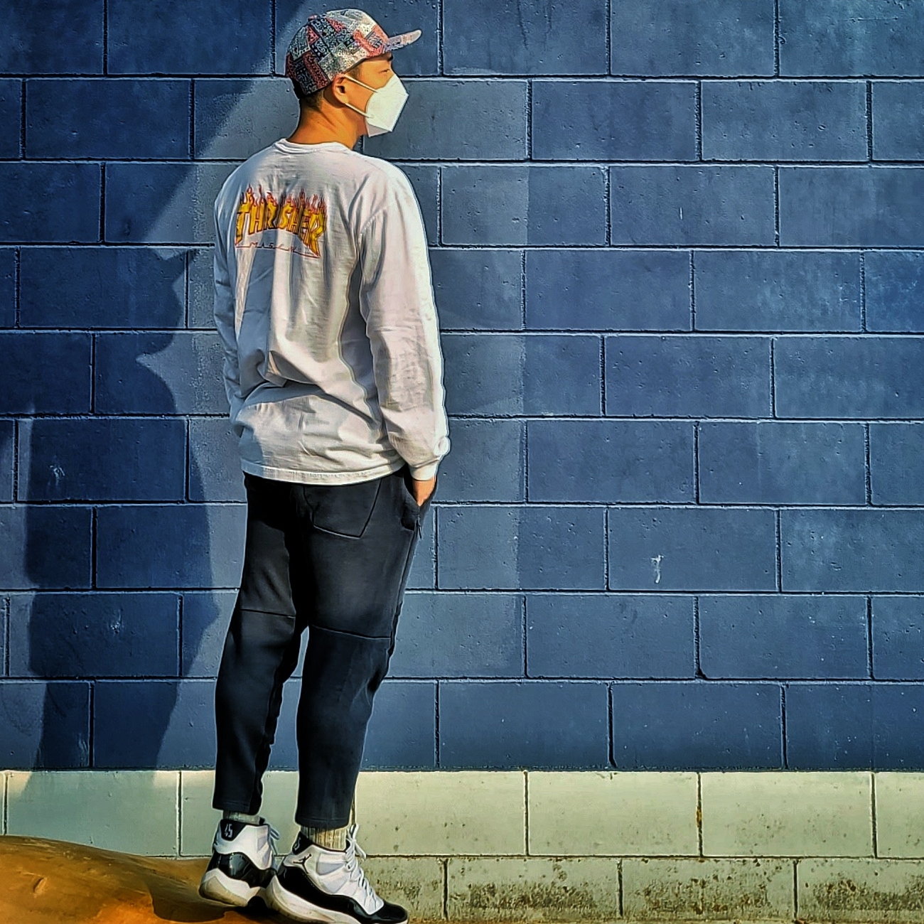 Jordan 11 Retro Concord 2018 착용 스타일 - 1